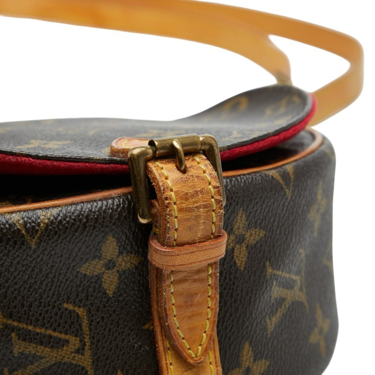 Louis Vuitton Brown Pvc Leather Shoulder Bag (Pre-Owned)