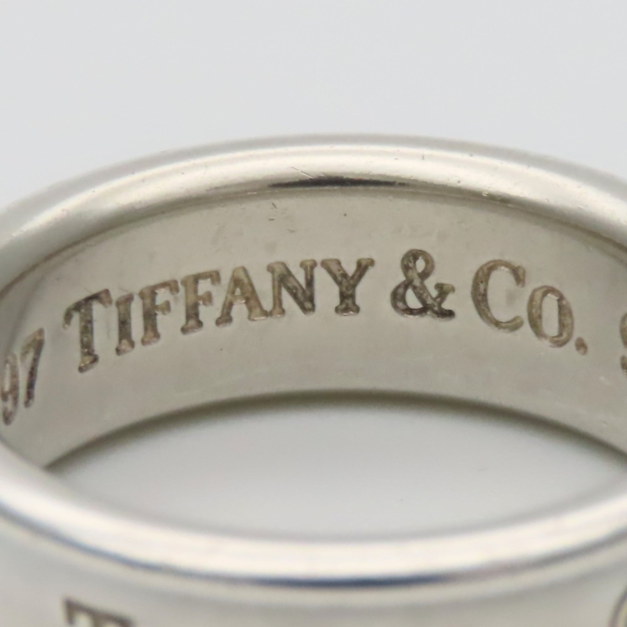 Tiffany Silver Silver 925 Band Ring (Pre-Owned)