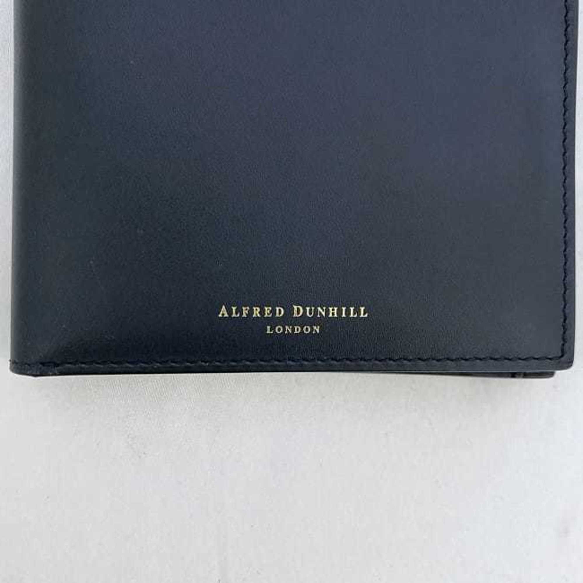 Dunhill Navy Leather Wallet (Bi-Fold) (Pre-Owned)