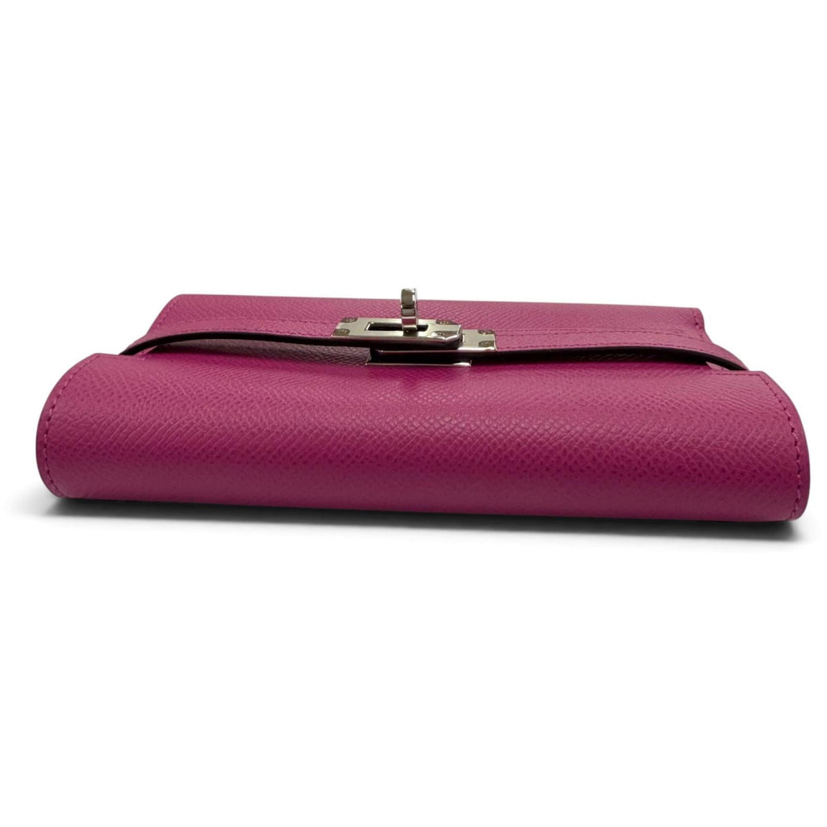 Hermes Rose Purple Epsom Leather Wallet (Tri-Fold) (Pre-Owned)