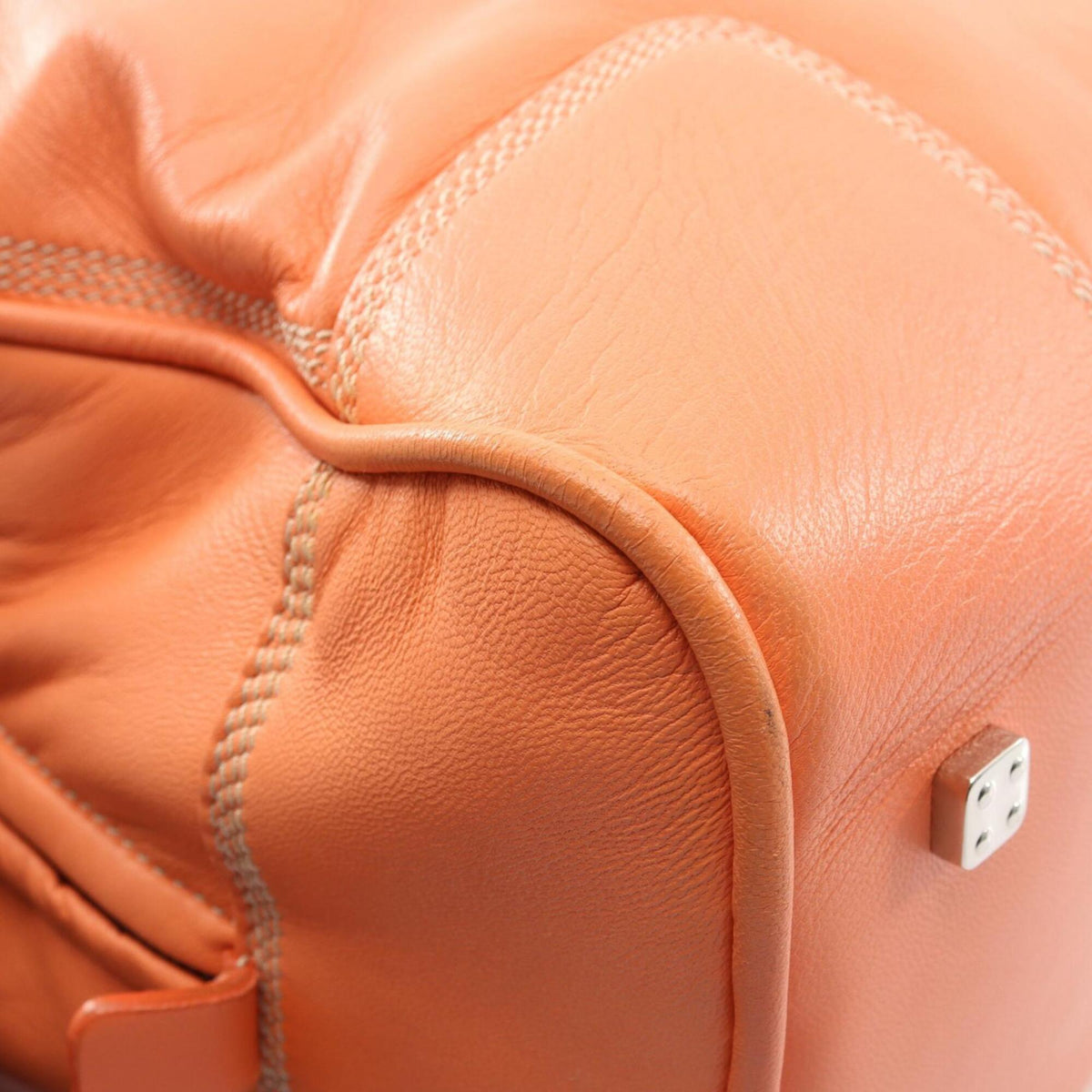 Loewe Orange Leather Handbag (Pre-Owned)