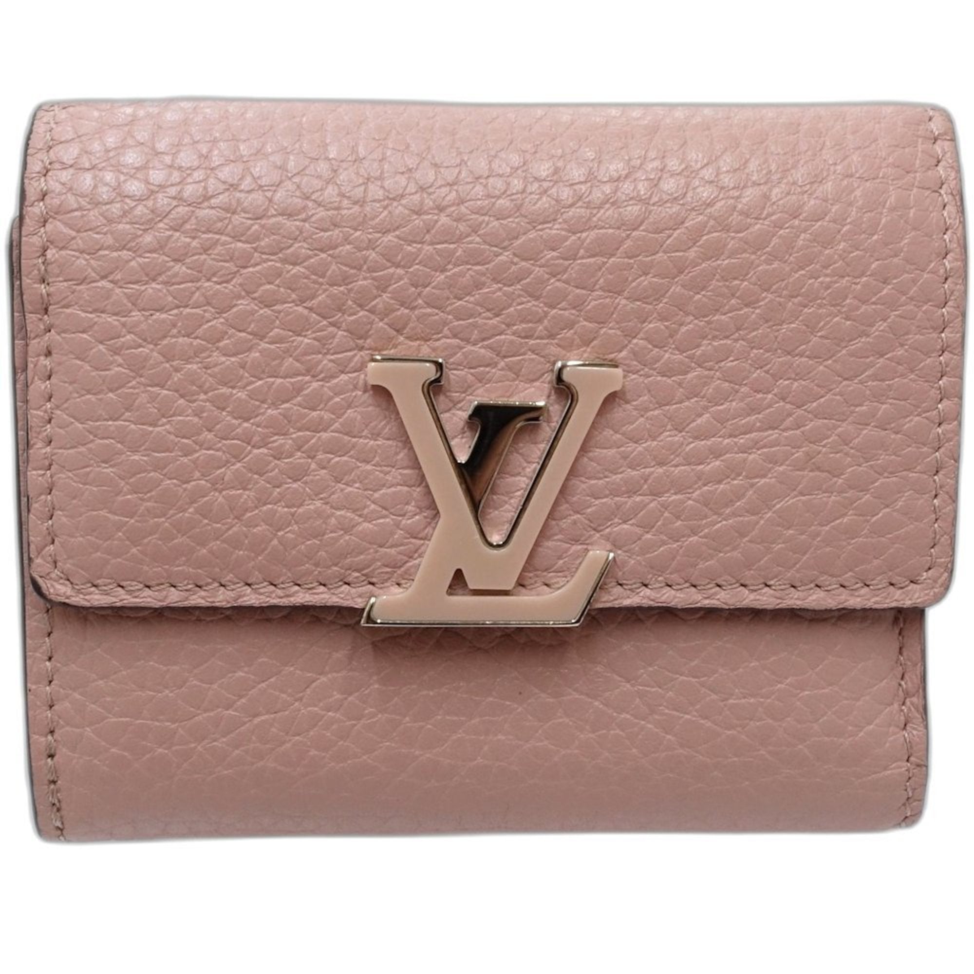 Louis Vuitton Magnolia Leather Wallet (Tri-Fold) (Pre-Owned)