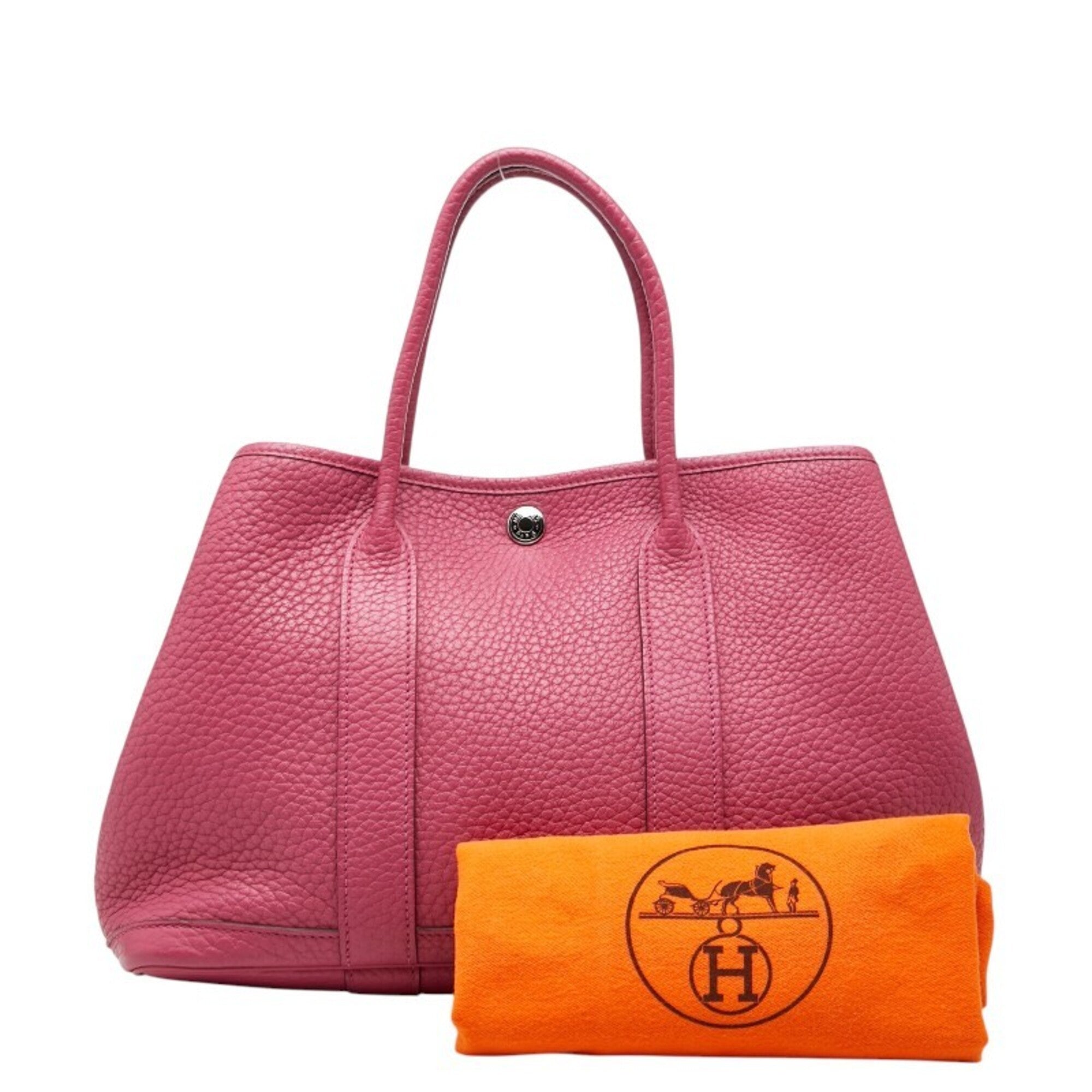 Hermes Pink Negonda Leather Handbag (Pre-Owned)