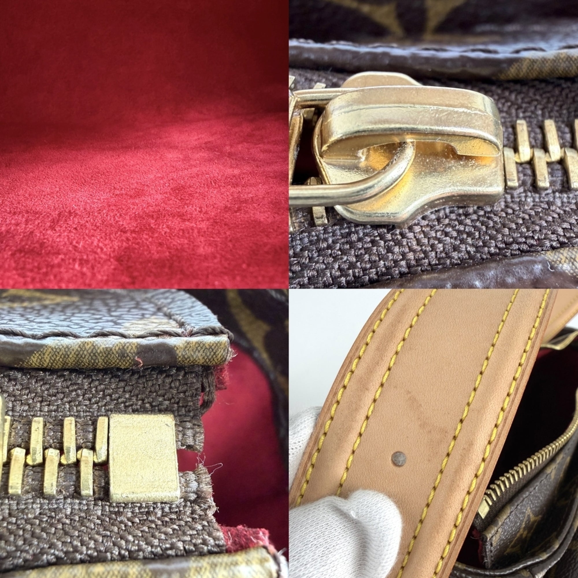 Louis Vuitton Brown Monogram White Monogram Shoulder Bag (Pre-Owned)