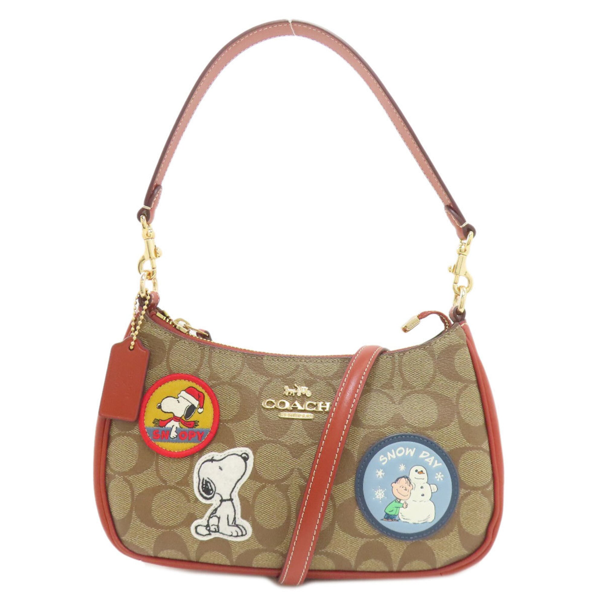 Coach Brown Pvc Tote Bag (Pre-Owned)