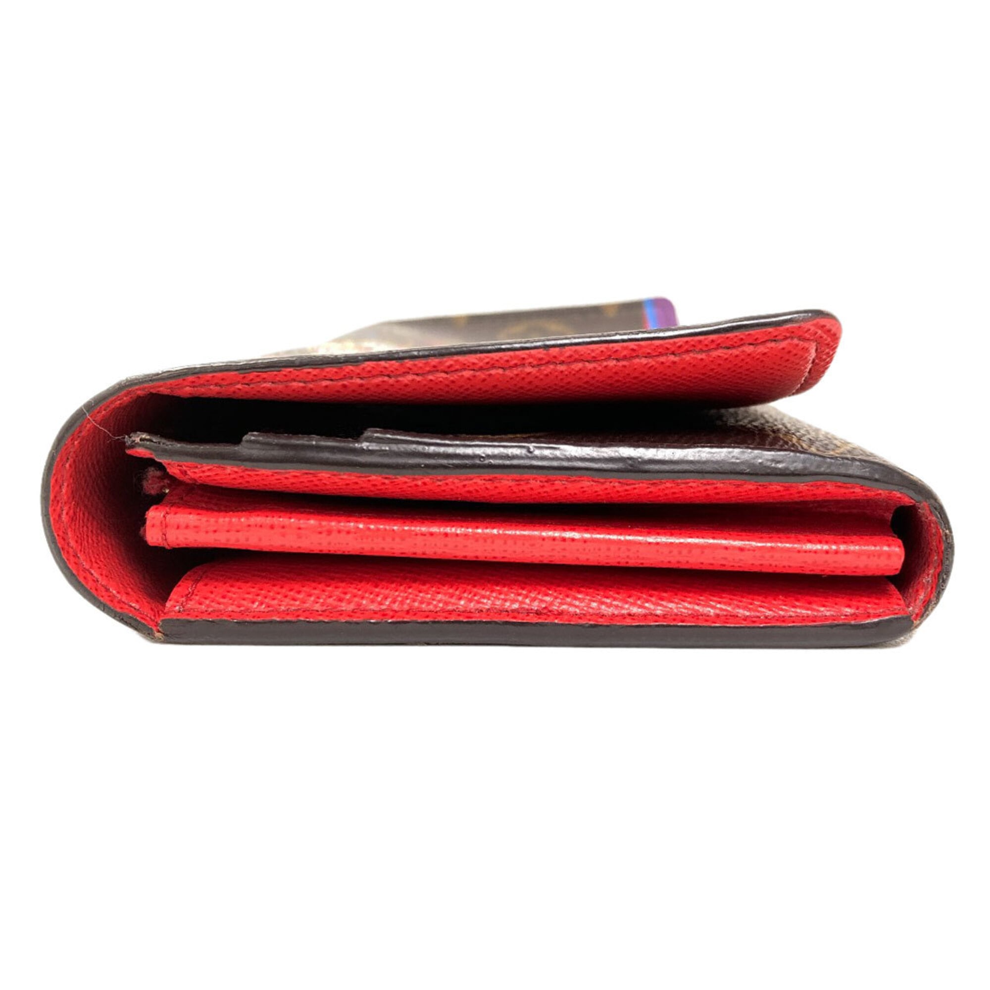 Louis Vuitton Monogram Coquelicots Monogram Monogram Canvas Long Wallet (Bi-Fold) (Pre-Owned)