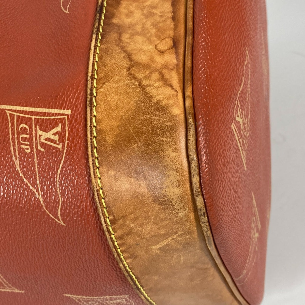 Louis Vuitton Brown Pvc Leather Shoulder Bag (Pre-Owned)