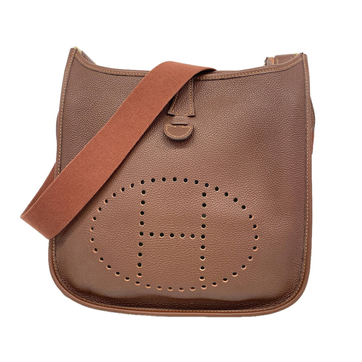 Hermes Sienne Taurillon Clemence Leather Shoulder Bag (Pre-Owned)