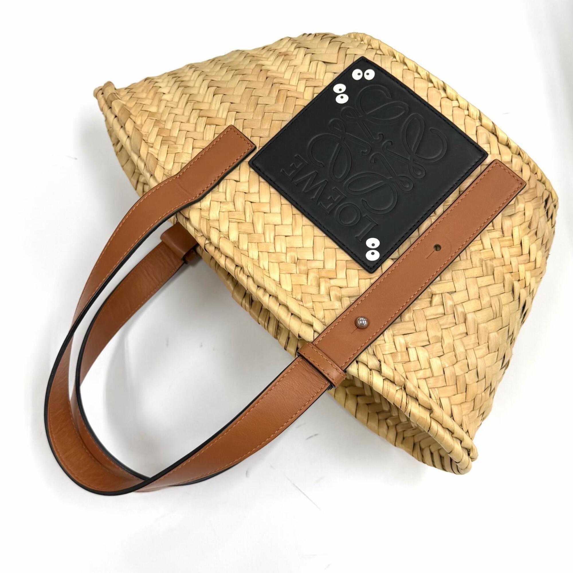 Loewe Black Leather Basket (Pre-Owned)