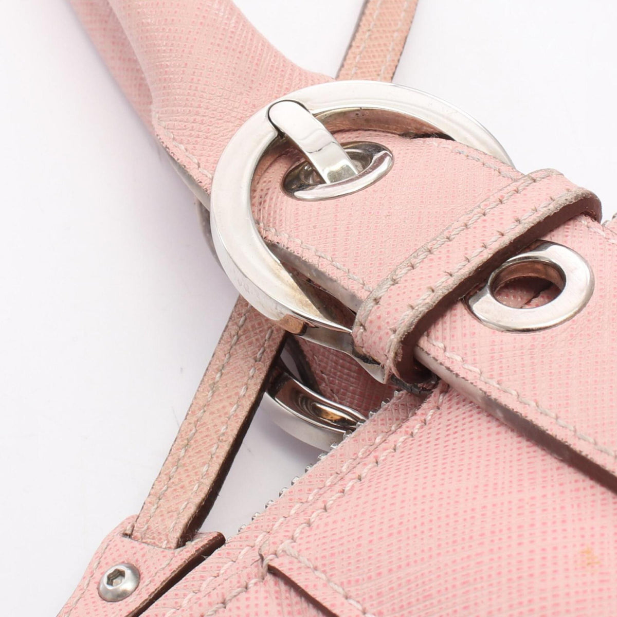 Salvatore Ferragamo Pink Leather Handbag (Pre-Owned)