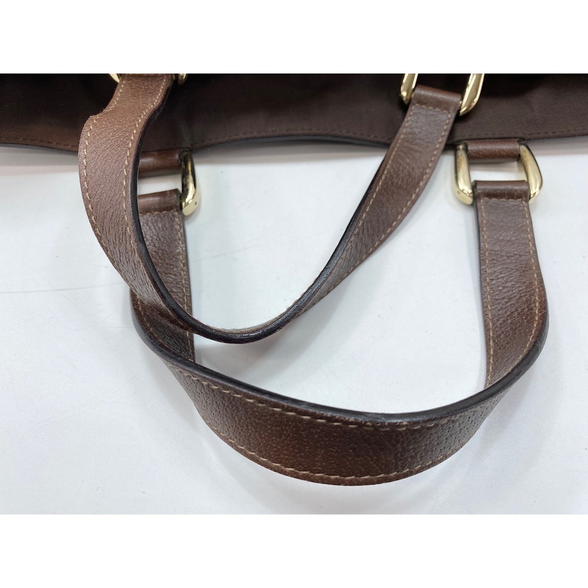 Gucci Abbey Brown Handbag (Pre-Owned)
