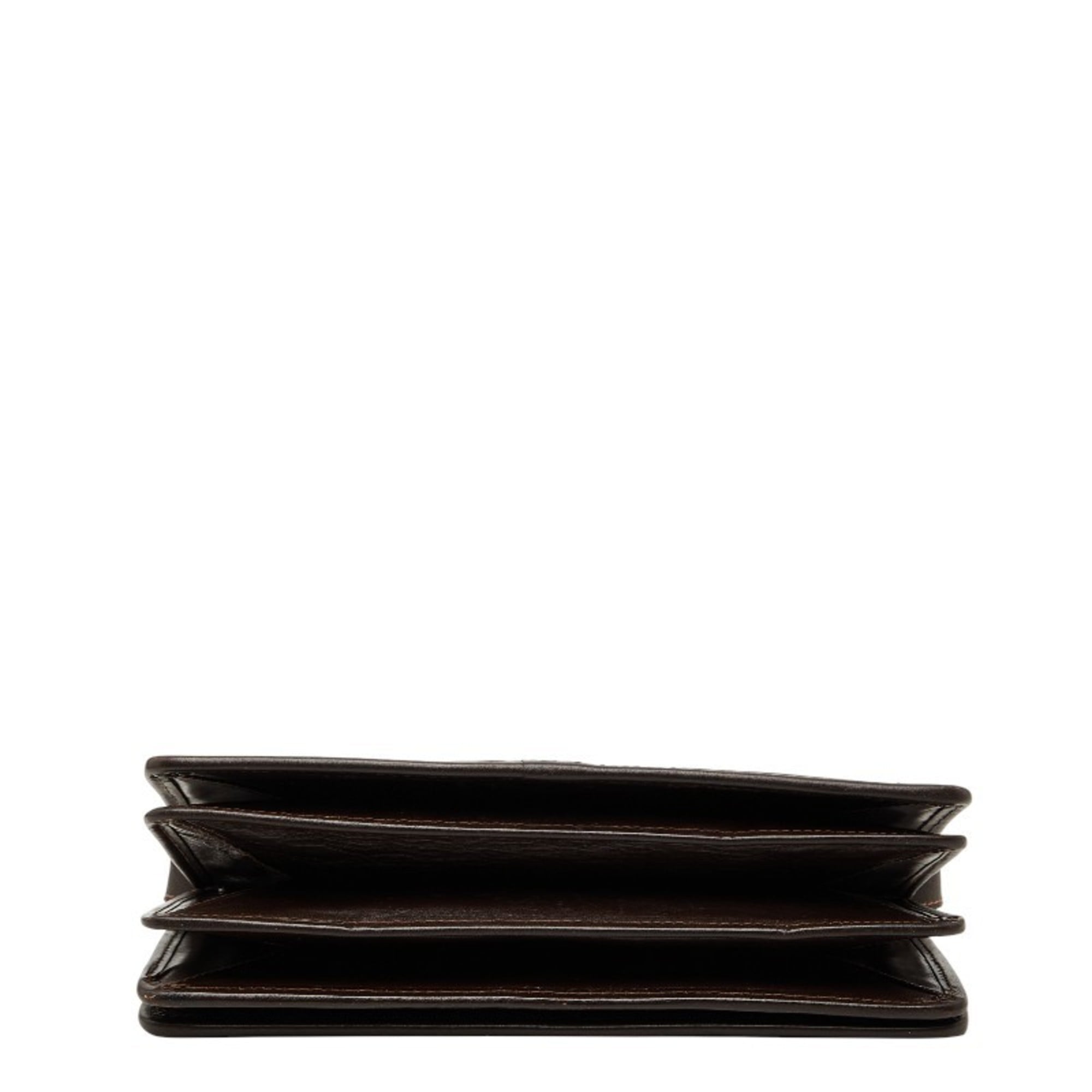 Fendi Brown Canvas Leather Shoulder Bag (Pre-Owned)