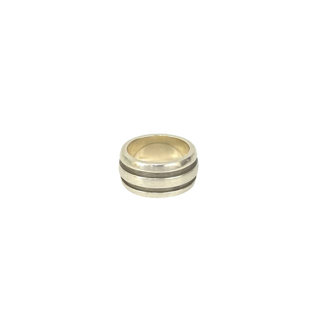 Tiffany Silver Silver 925 Band Ring (Pre-Owned)