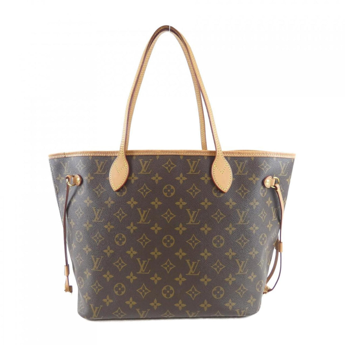 Louis Vuitton Marron Coated Canvas Handbag Pouch (Pre-Owned)