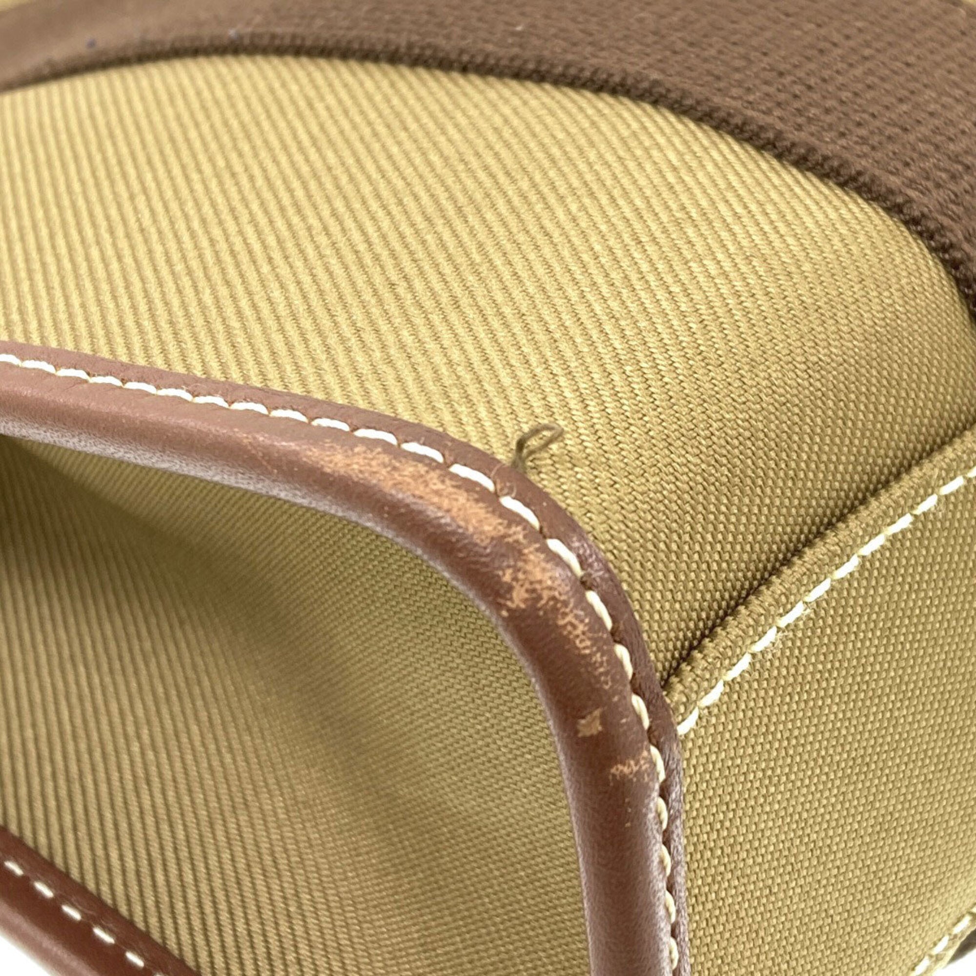 Hunting World Khaki Canvas Handbag (Pre-Owned)