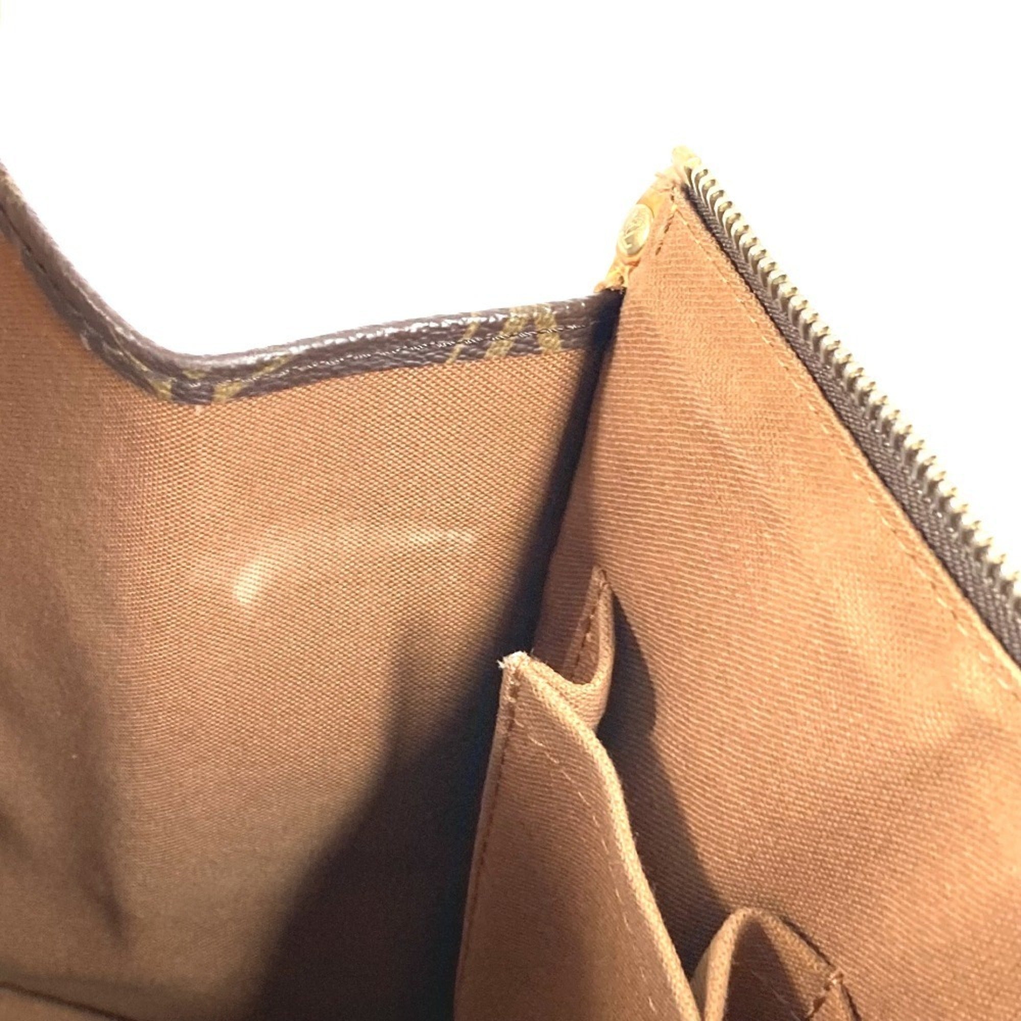 Louis Vuitton Brown Monogram Shoulder Bag Tote Bag (Pre-Owned)