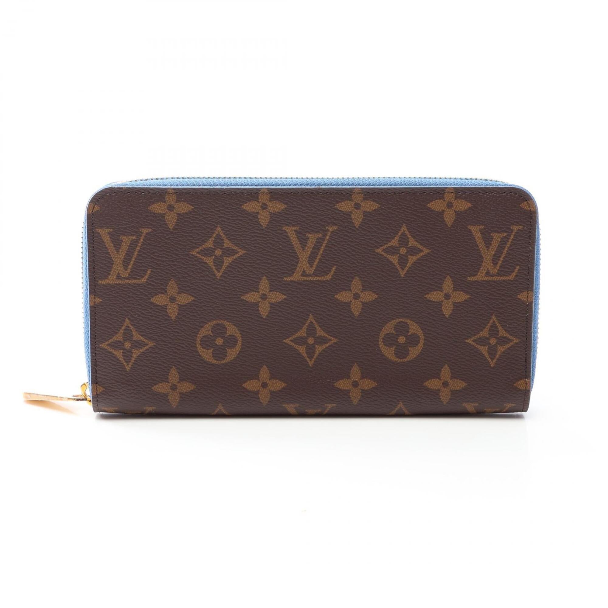 Louis Vuitton Blue Jean Brown Monogram Pvc Long Wallet (Bi-Fold) (Pre-Owned)