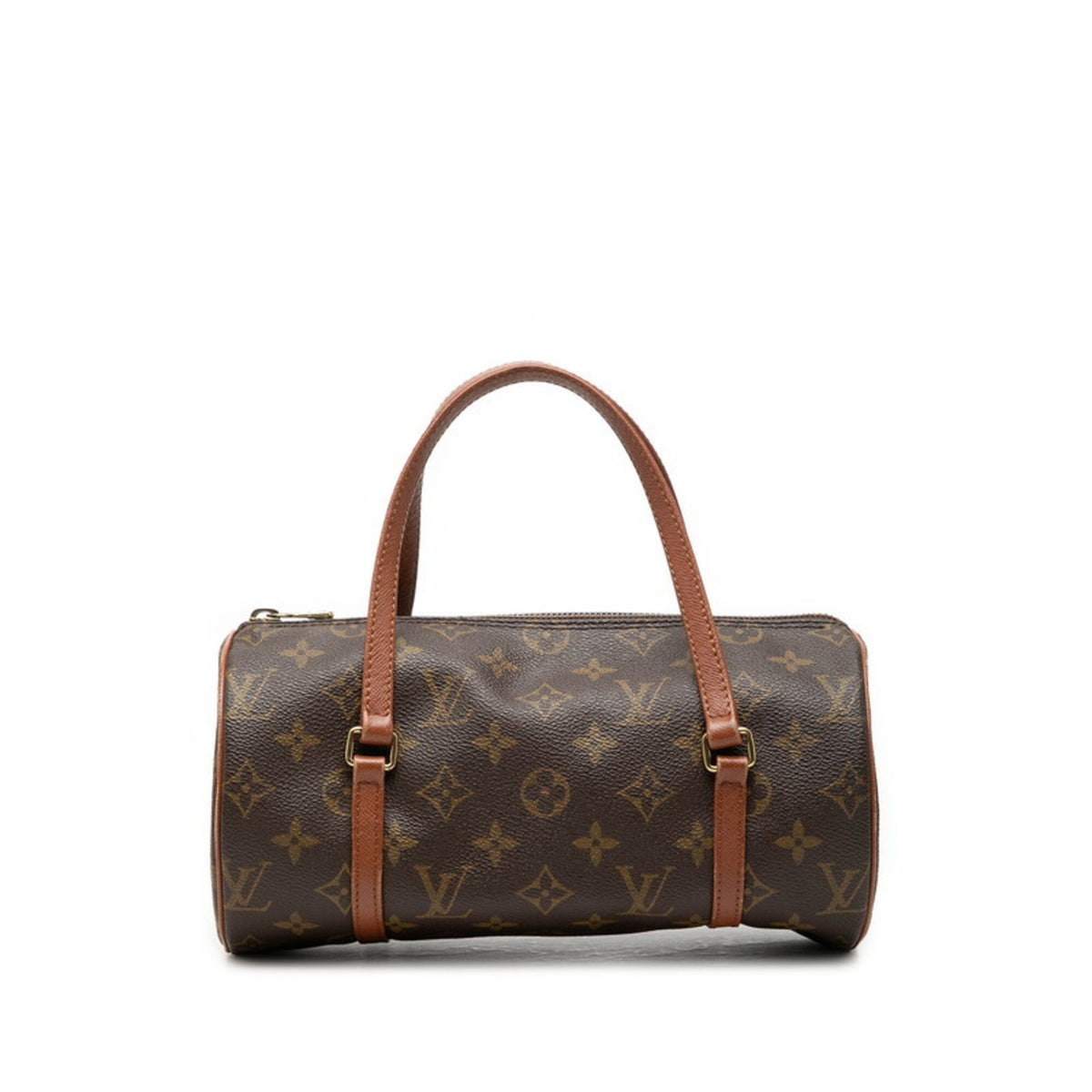 Louis Vuitton Brown Pvc Leather Handbag (Pre-Owned)