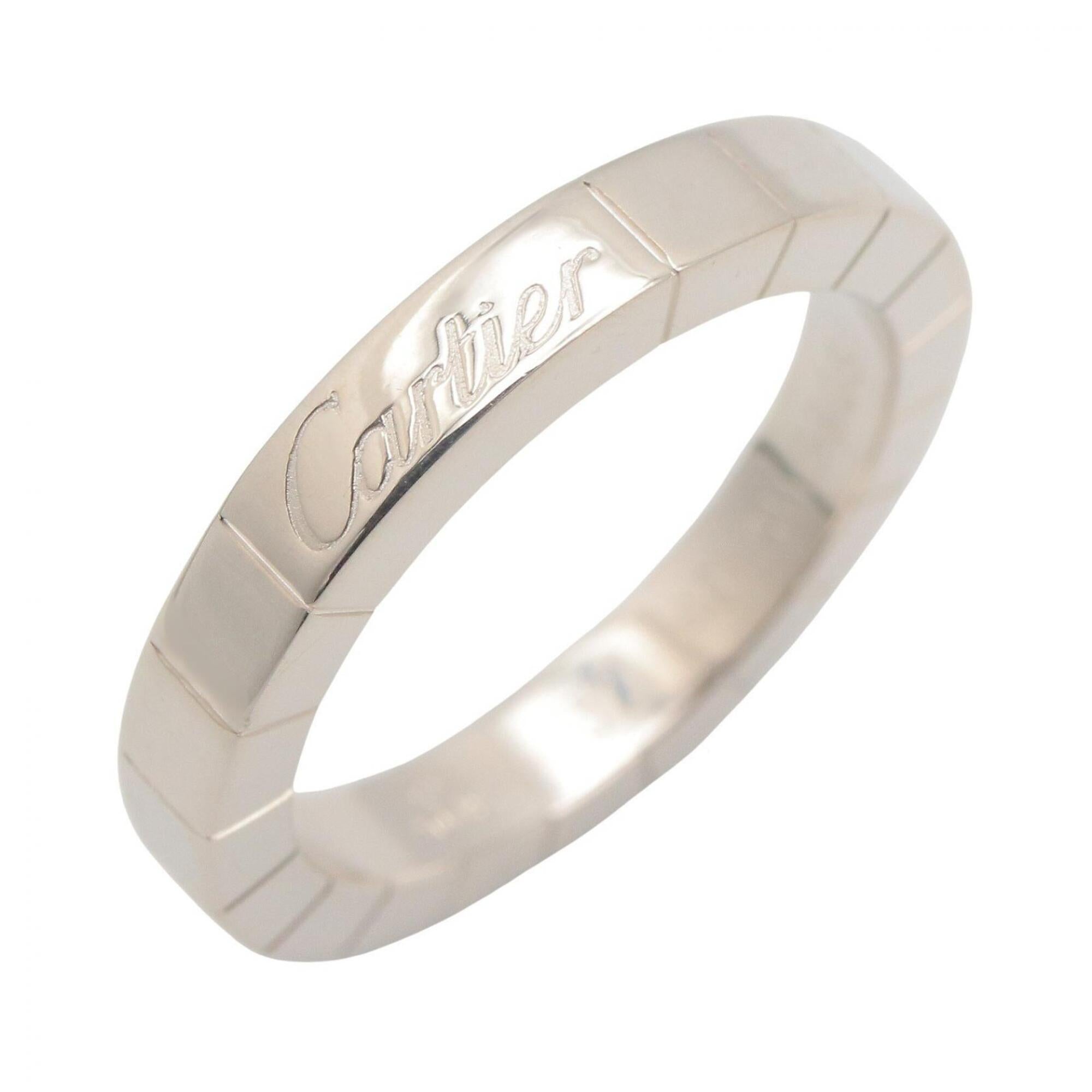 Cartier Lanieres Silver White Gold (18K) Band Ring (Pre-Owned)