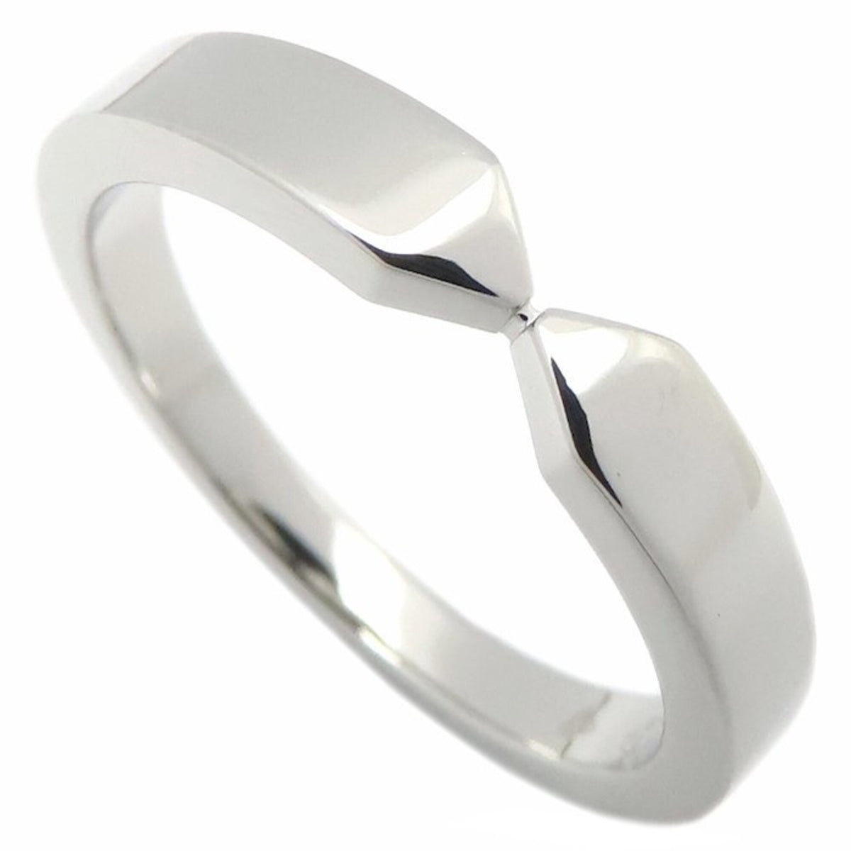 Chaumet Silver Platinum 950 Wedding Ring (Pre-Owned)