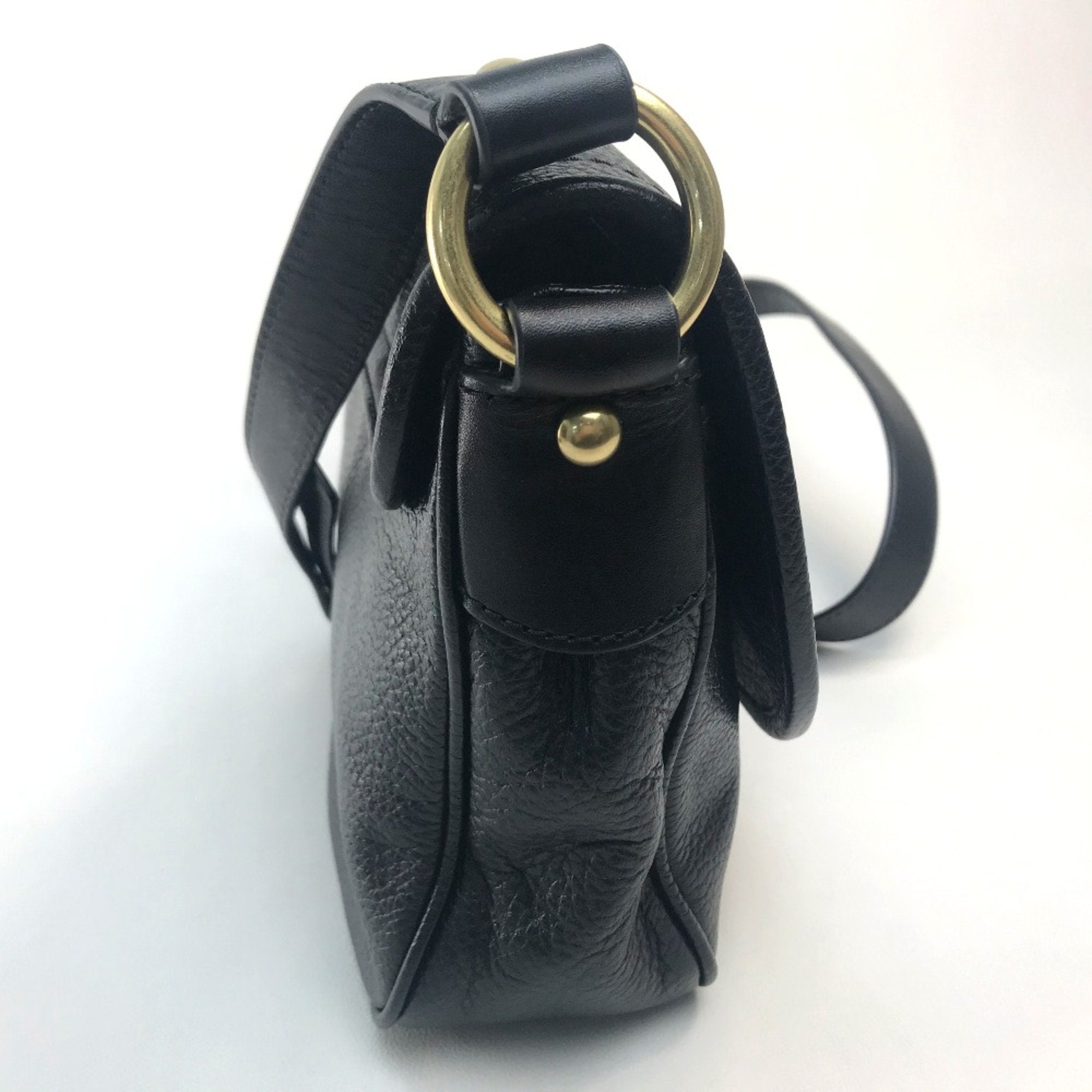 Michael Kors Black Leather Shoulder Bag (Pre-Owned)