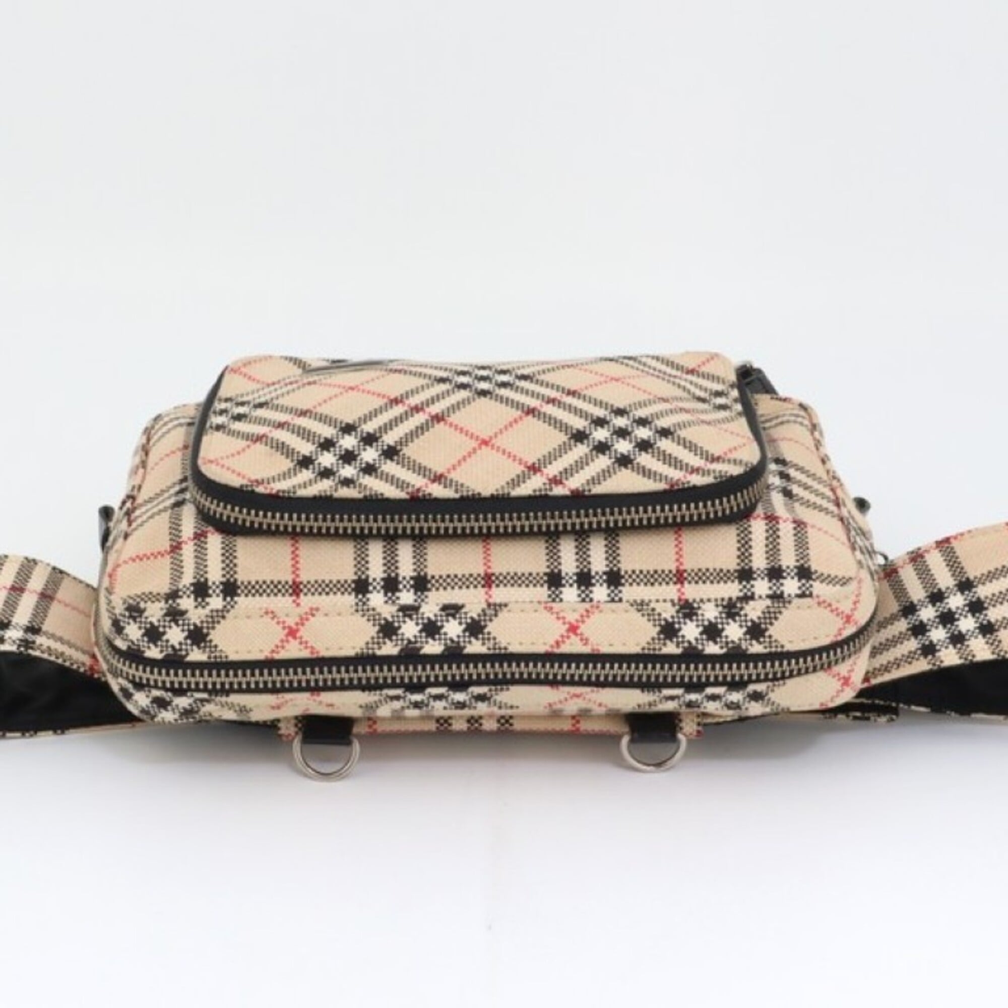 Burberry Beige Canvas Fanny Pack (Pre-Owned)
