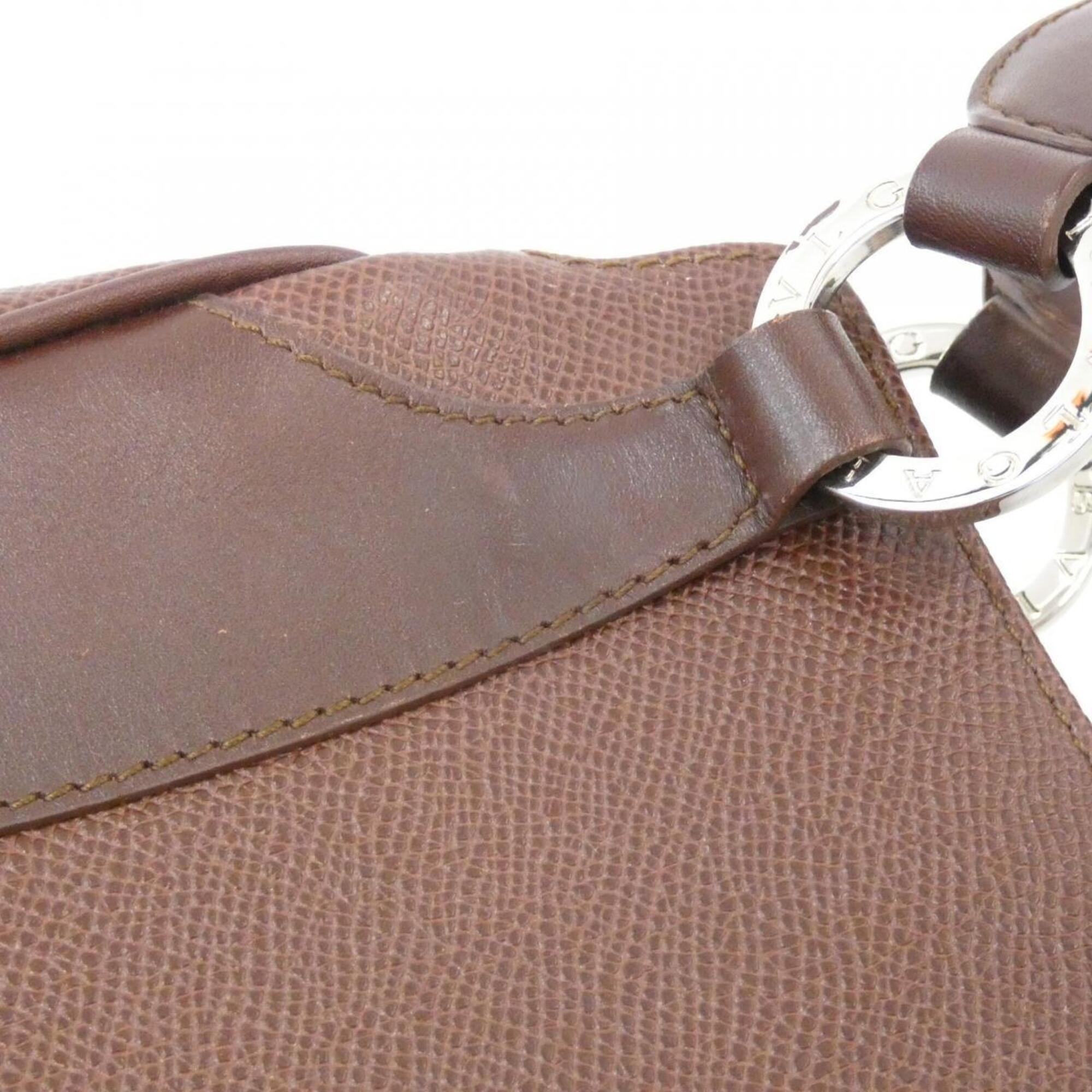 Bvlgari Brown Leather Handbag (Pre-Owned)