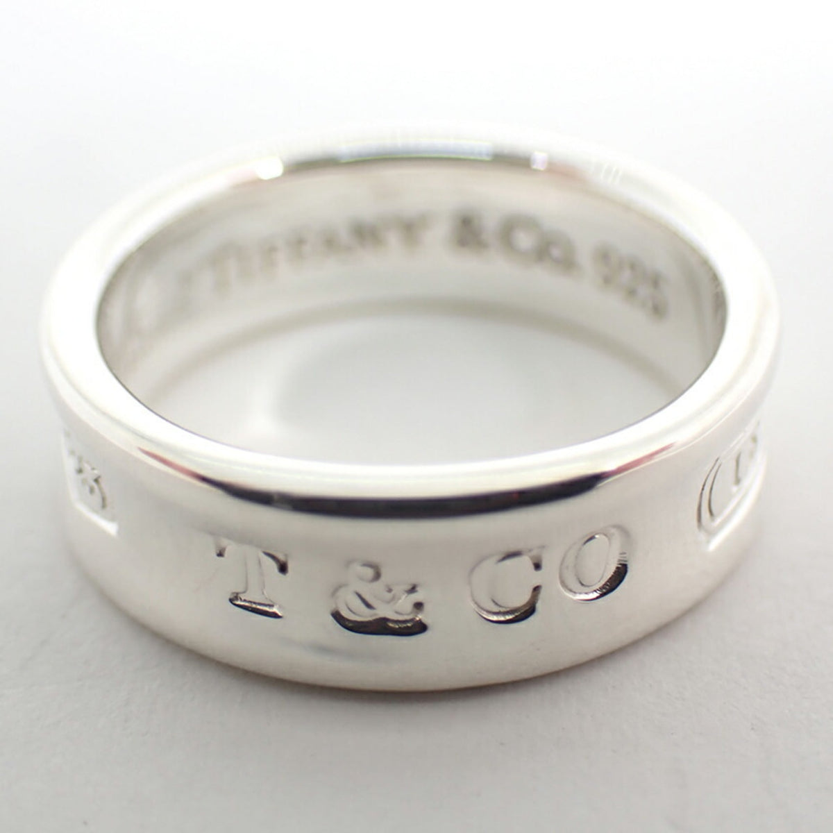 Tiffany Sterling Silver 925 Band Ring (Pre-Owned)