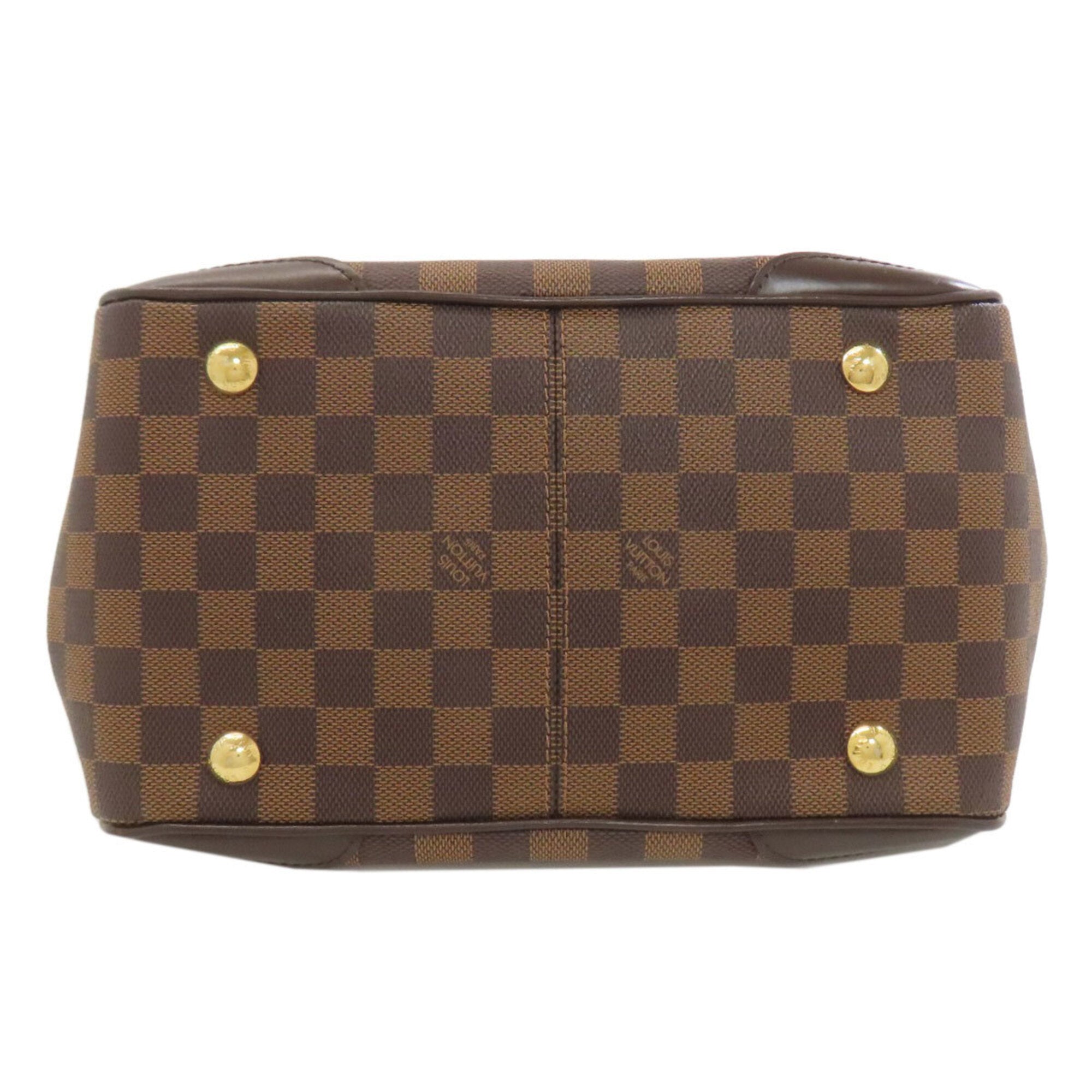 Louis Vuitton Brown Damier Canvas Ebene Damier Canvas Handbag (Pre-Owned)