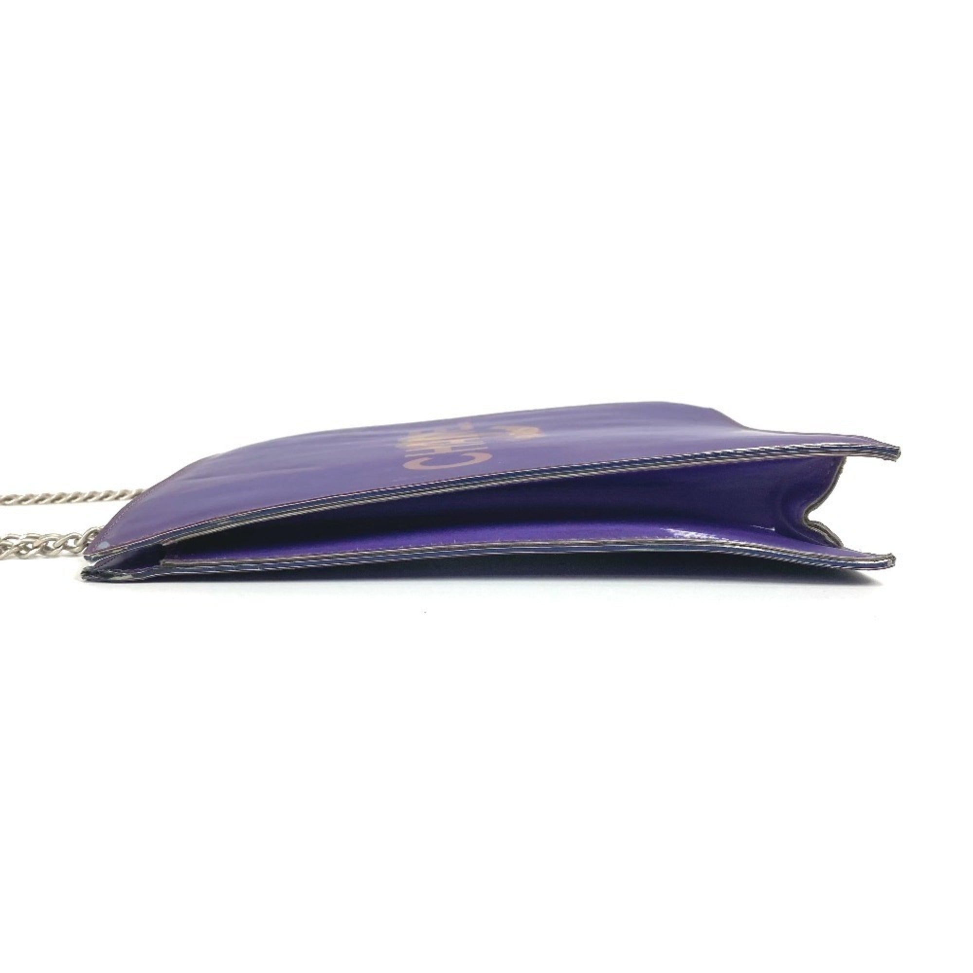 Chanel Purple Vinyl Shoulder Bag (Pre-Owned)
