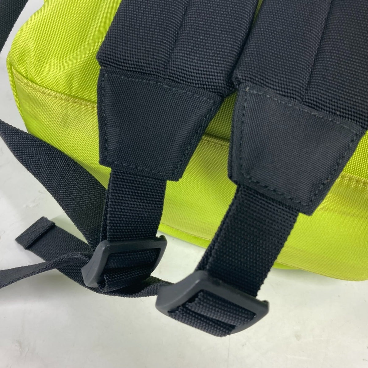 Balenciaga Black Yellow Nylon Canvas Backpack (Pre-Owned)