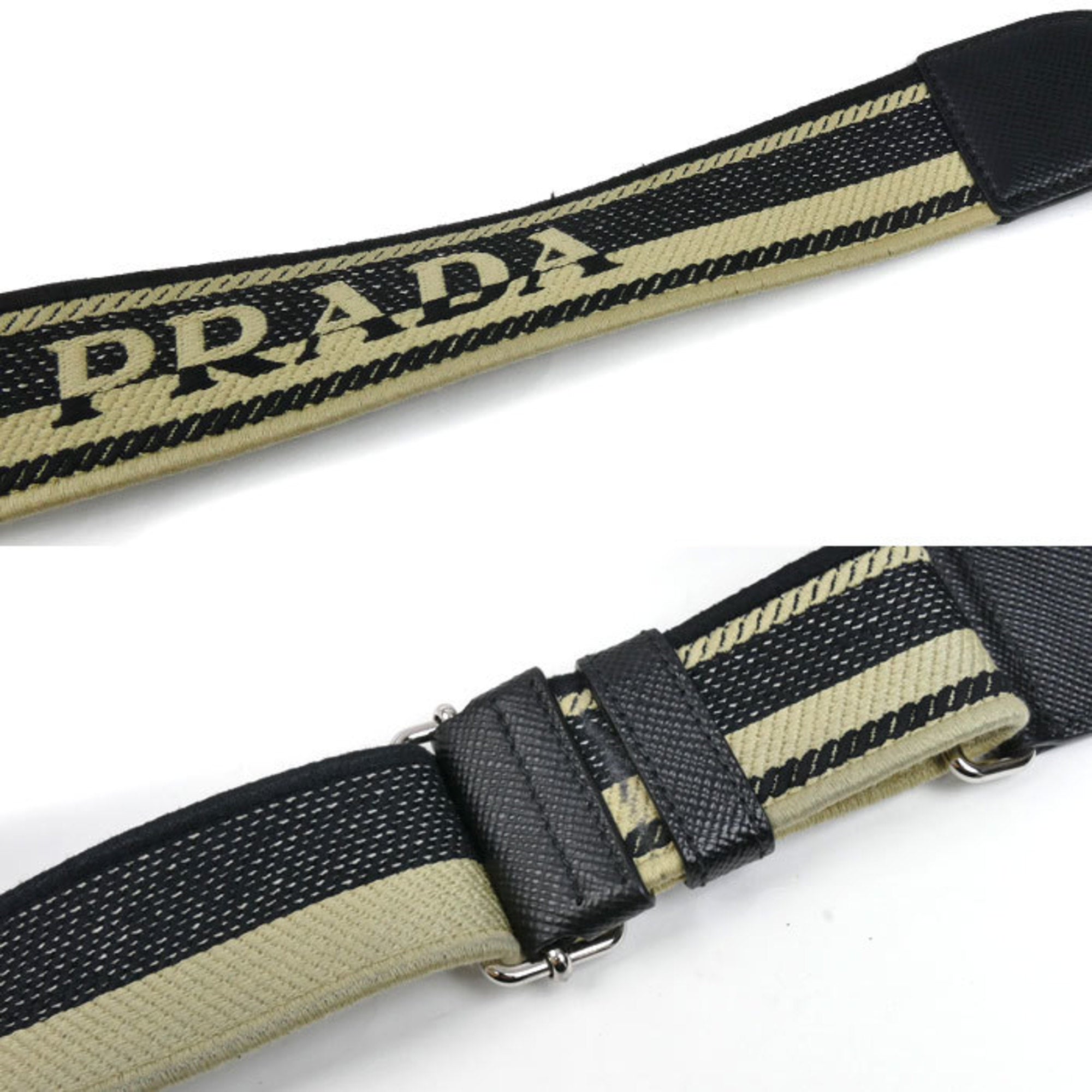 Prada Black Leather Shoulder Bag (Pre-Owned)