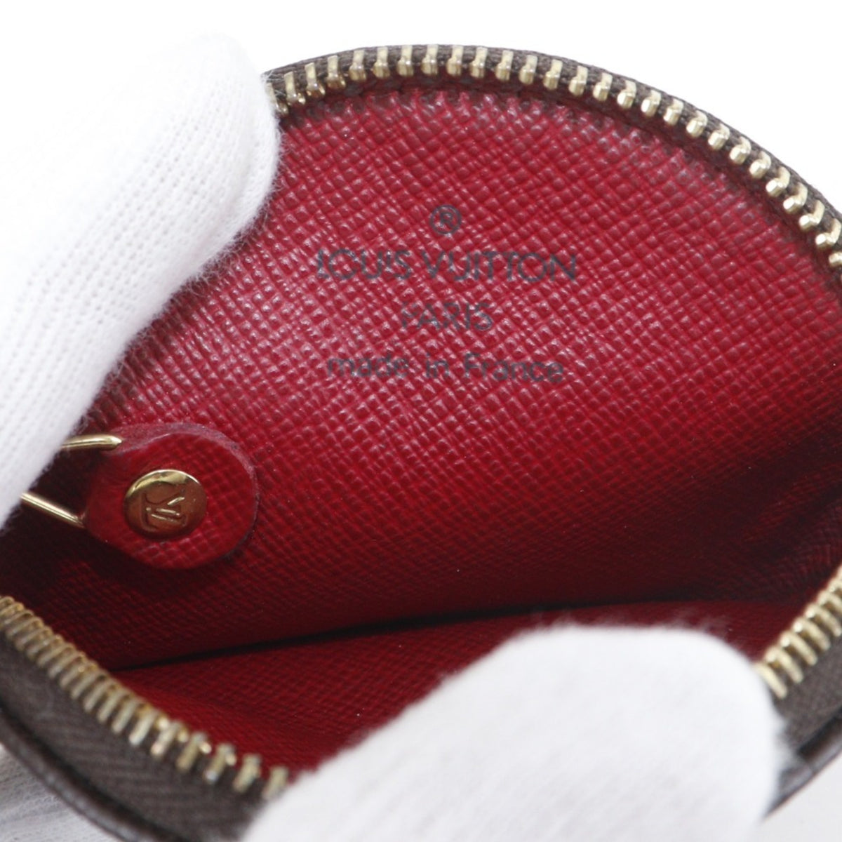 Louis Vuitton Brown Cherry Monogram Monogram Coin Purse/Coin Case (Pre-Owned)