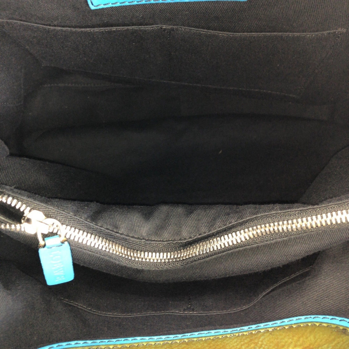 Loewe Blue Leather Handbag Shoulder Bag (Pre-Owned)