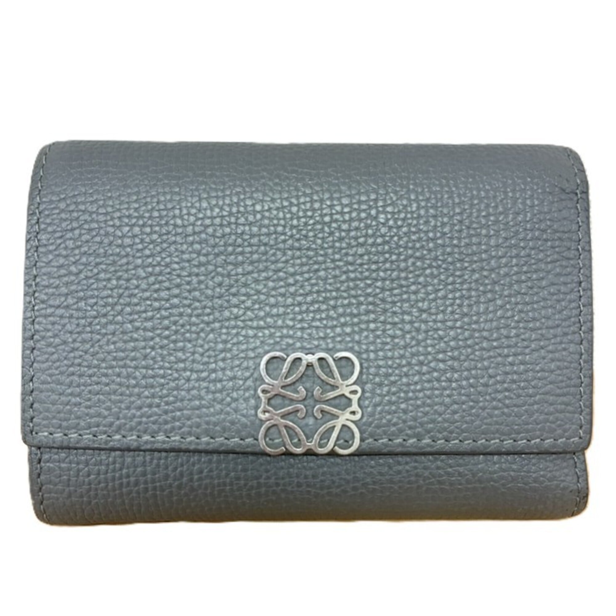 Loewe Gray Wallet (Tri-Fold) (Pre-Owned)