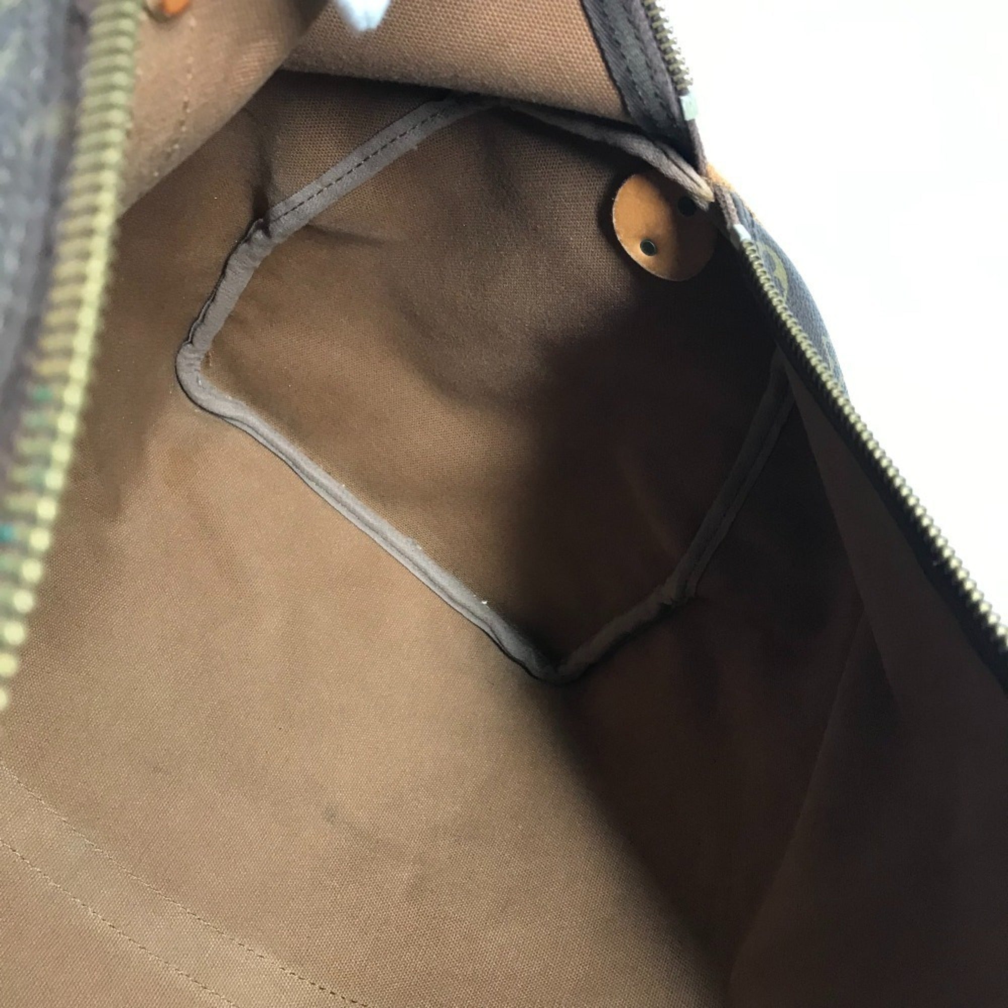 Louis Vuitton Brown Monogram Canvas Boston Bag Handbag (Pre-Owned)