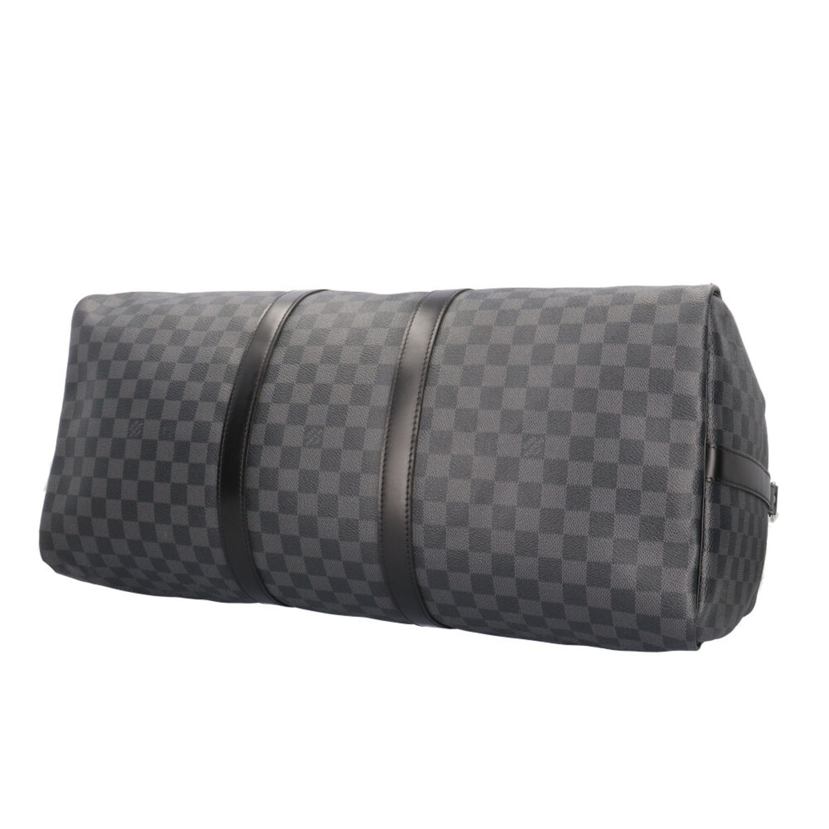 Louis Vuitton Black Gray Damier Graphite Canvas Boston Bag (Pre-Owned)