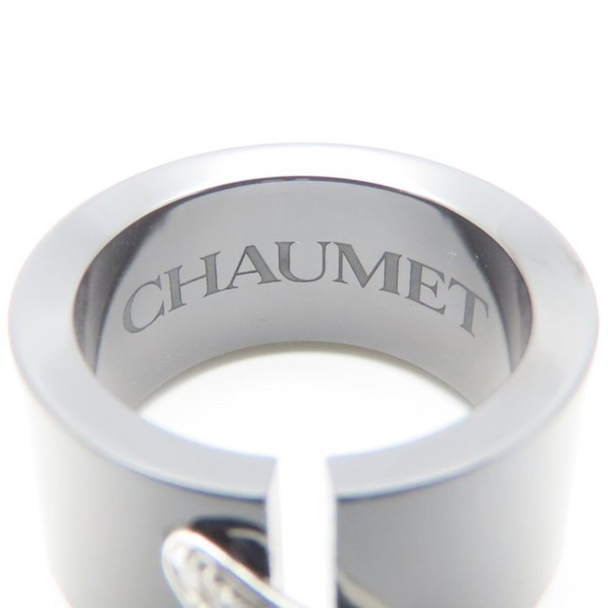Chaumet White Gold (18K) Ceramic Band Ring (Pre-Owned)