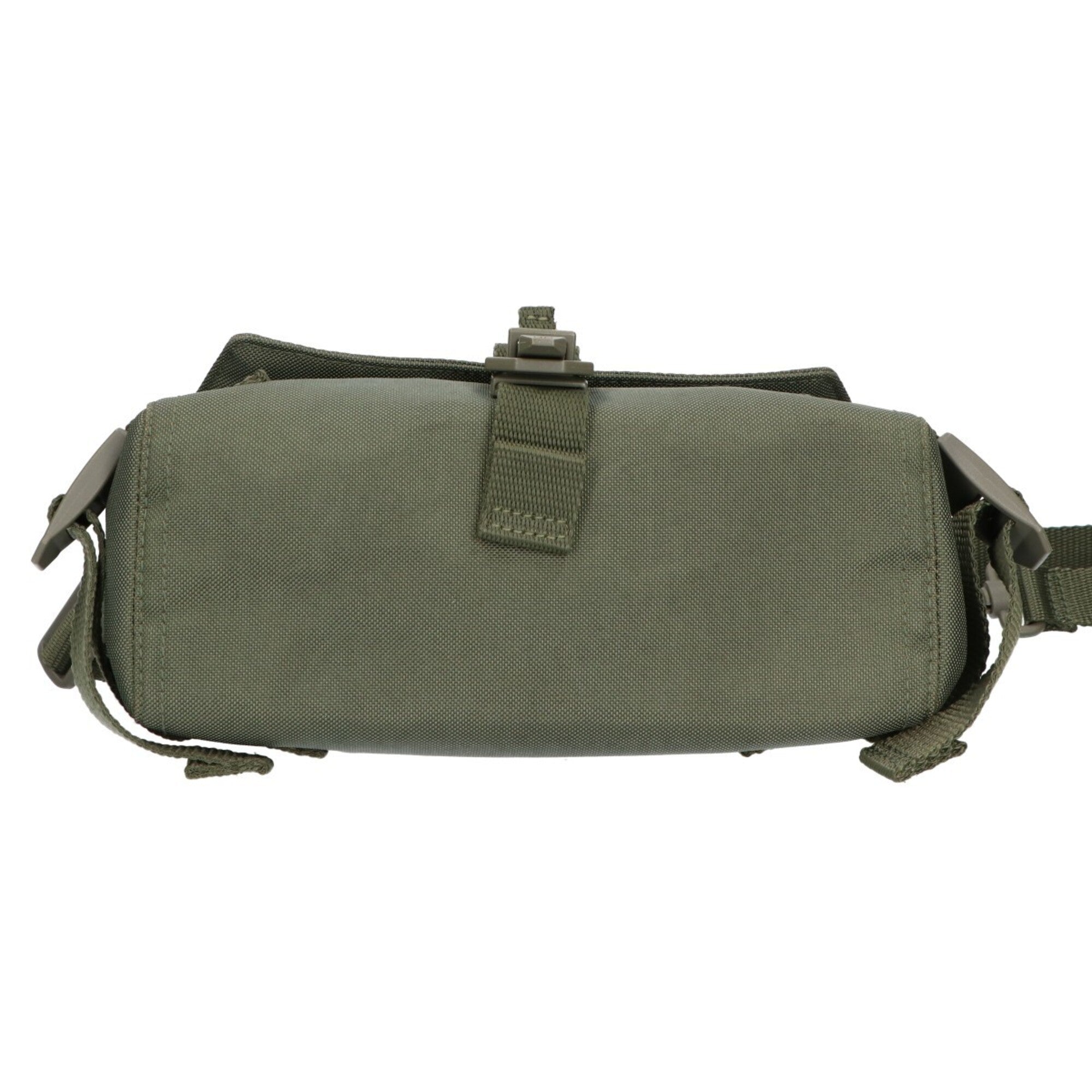 Balenciaga Khaki Nylon Messenger Bag Shoulder Bag (Pre-Owned)