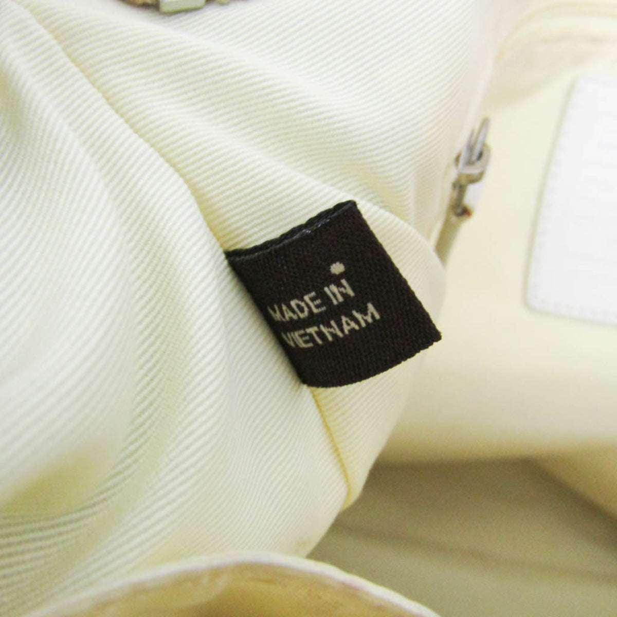 Coach Signature Light Beige Canvas Leather Shoulder Bag (Pre-Owned)