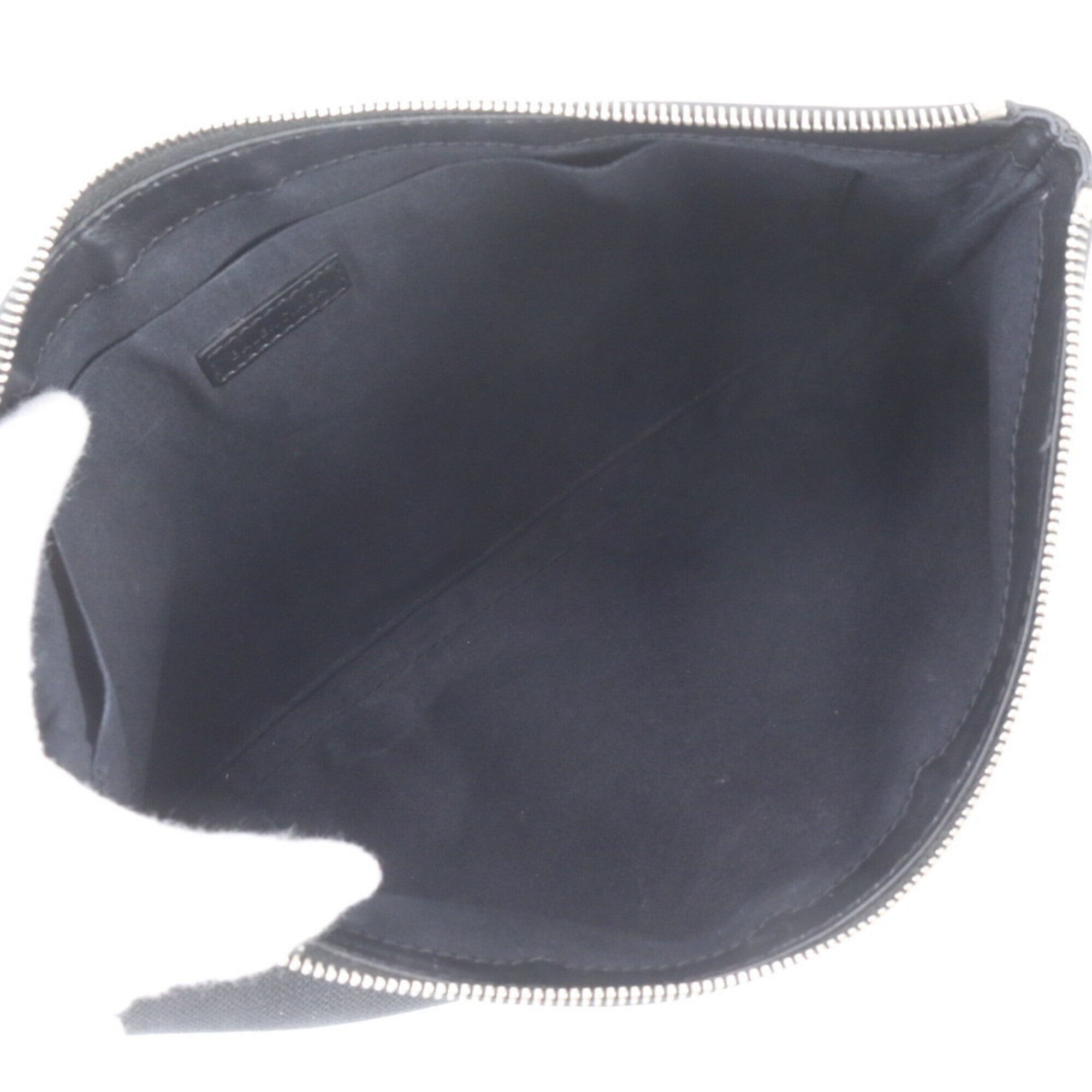 Balenciaga Black Leather Canvas Handbag (Pre-Owned)