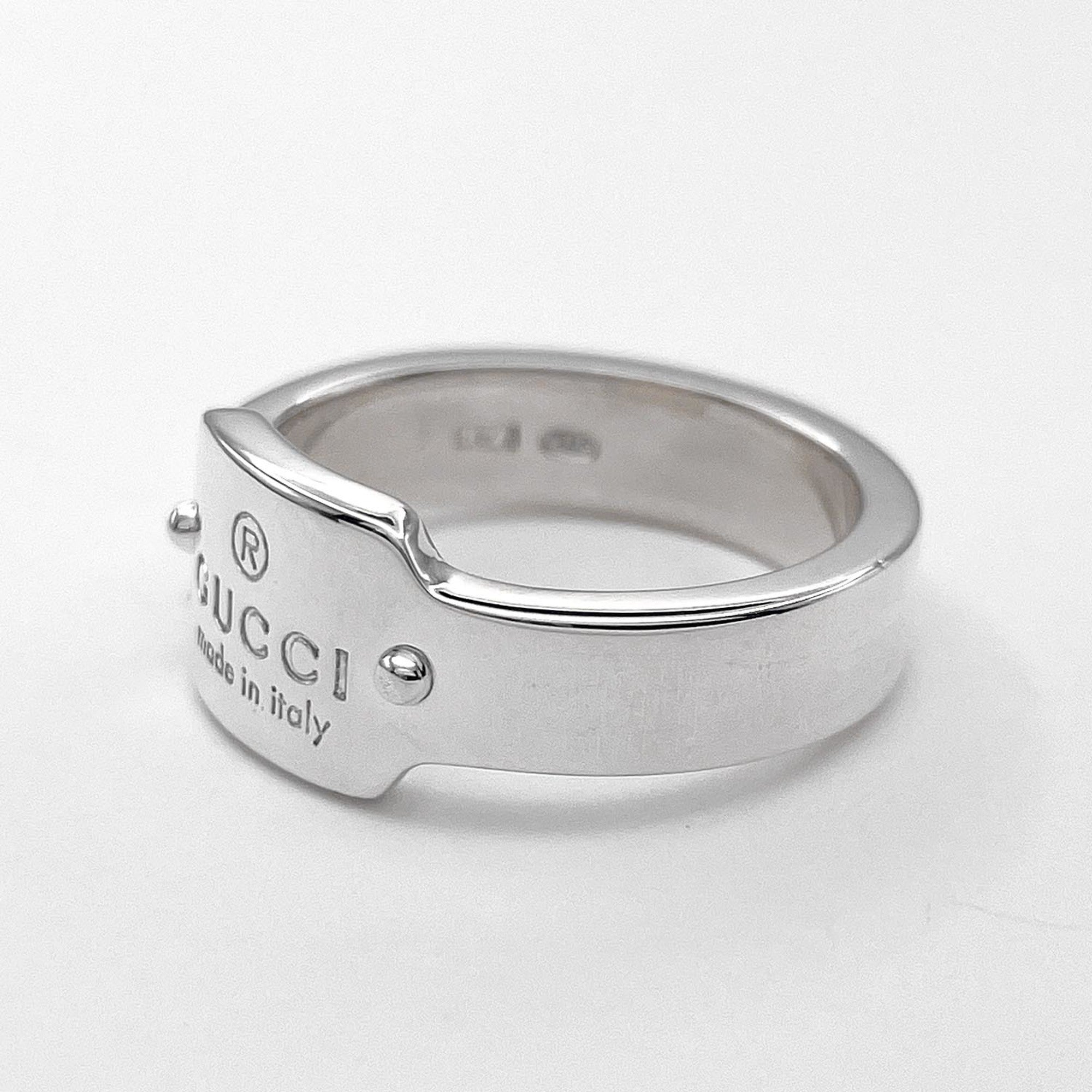 Gucci Silver Silver 925 Band Ring (Pre-Owned)