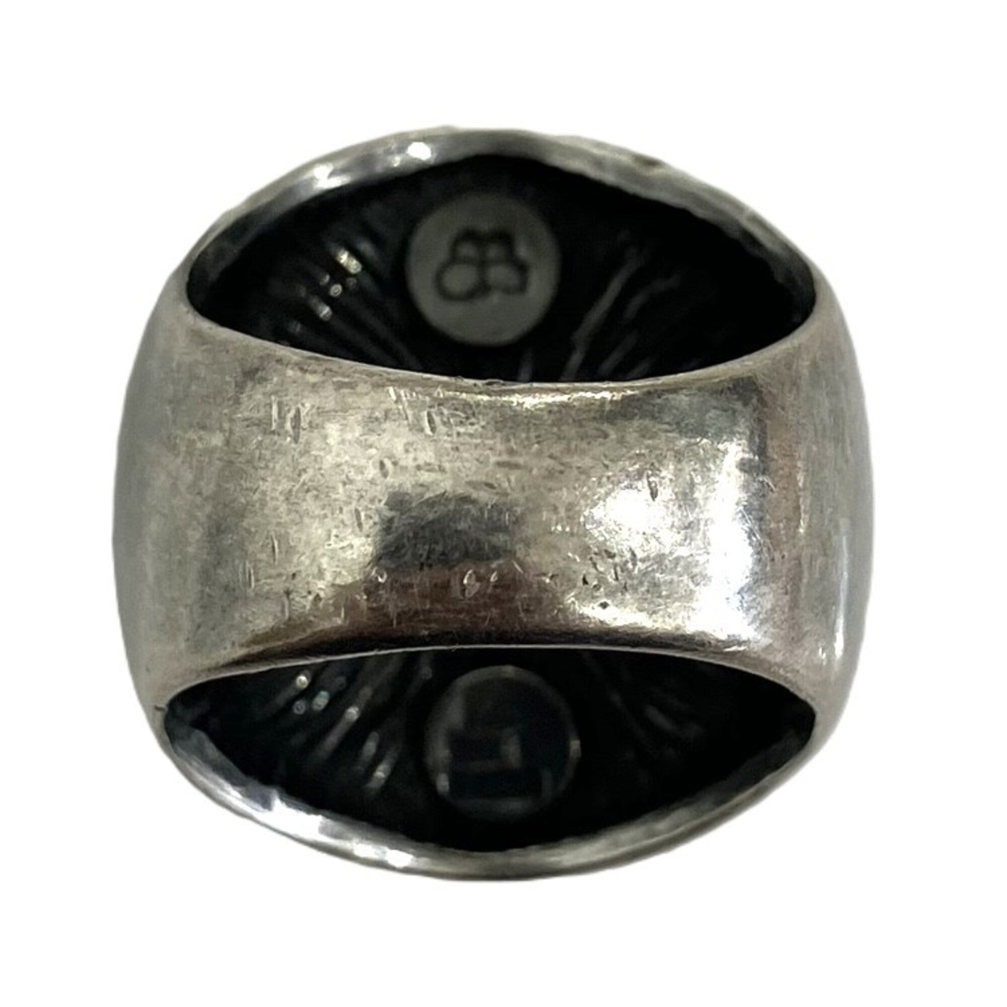 Bottega Veneta Silver Silver 925 Band Ring (Pre-Owned)