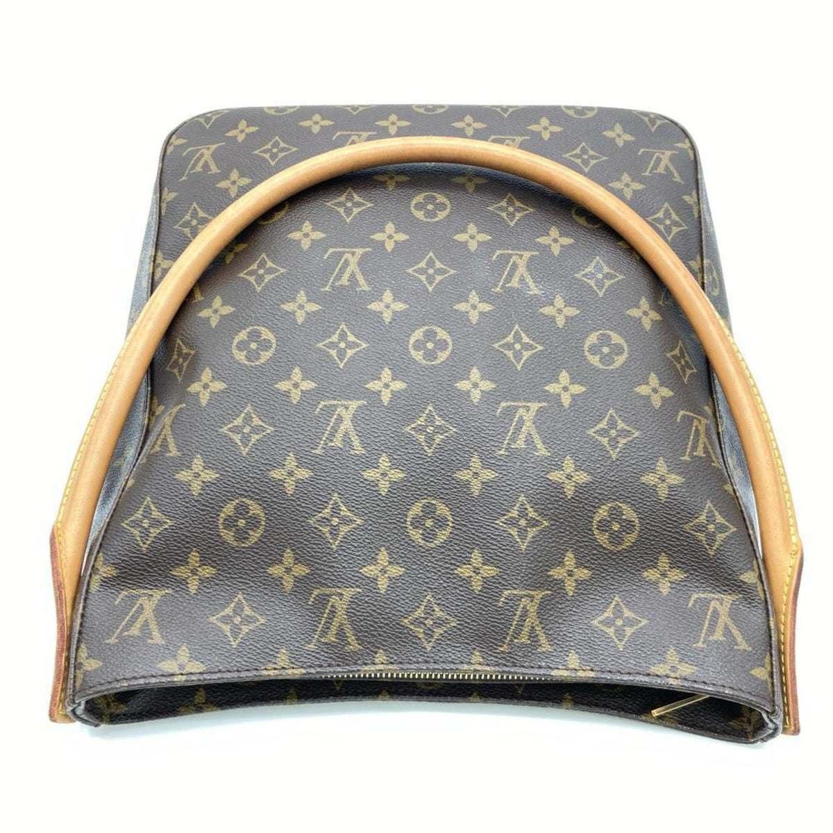 Louis Vuitton Brown Monogram Canvas Shoulder Bag (Pre-Owned)