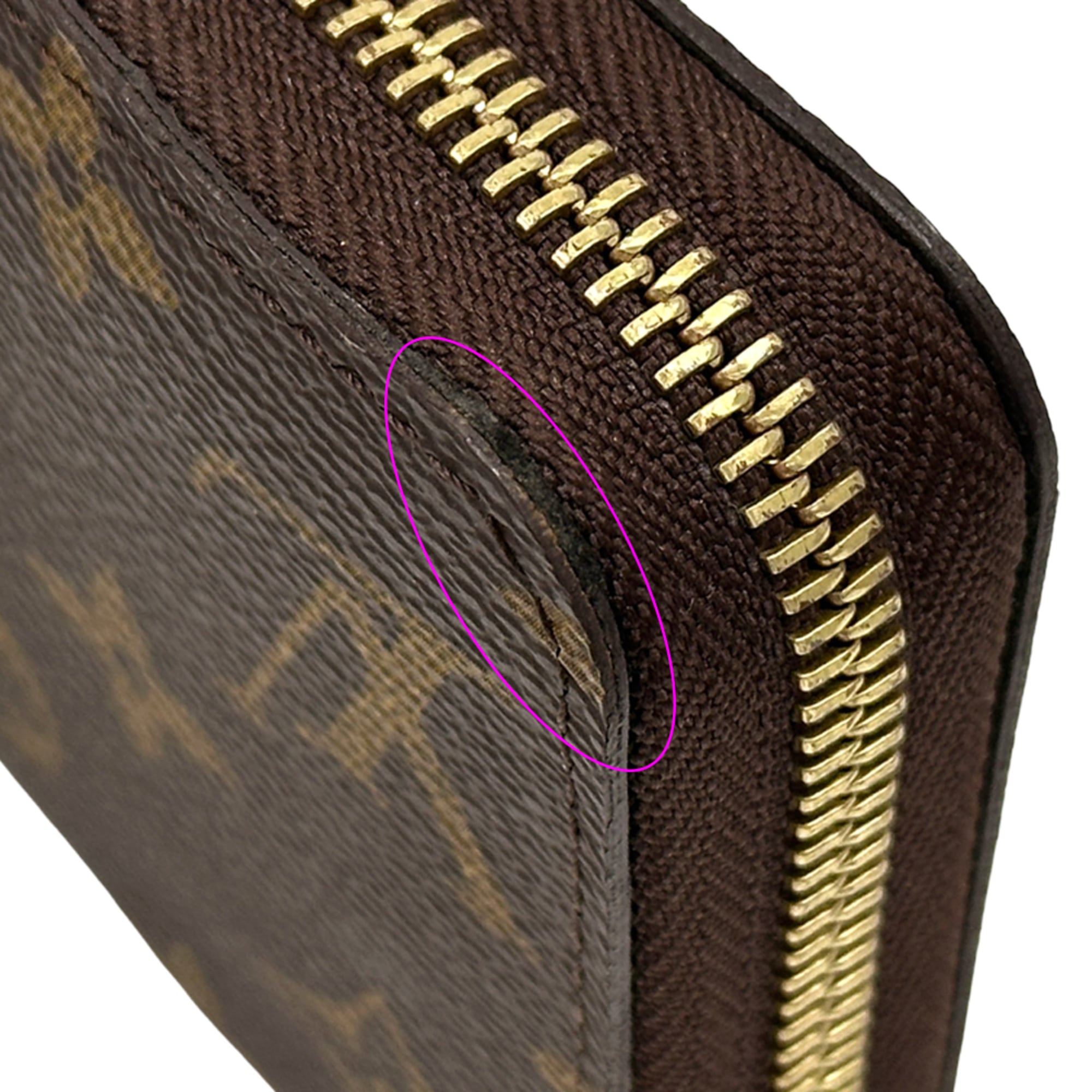 Louis Vuitton Brown Monogram Canvas Long Wallet (Bi-Fold) (Pre-Owned)