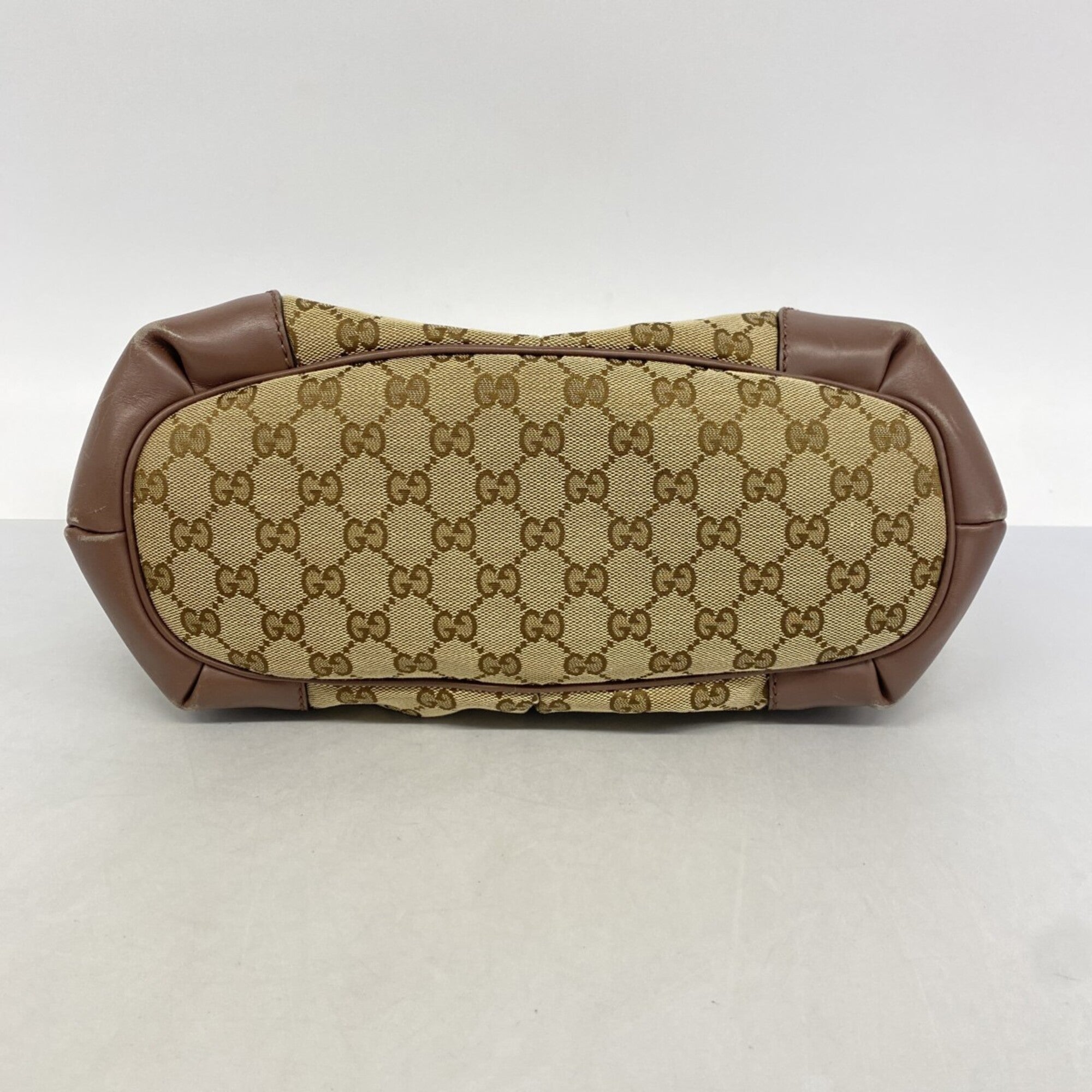 Gucci Beige Canvas Handbag (Pre-Owned)