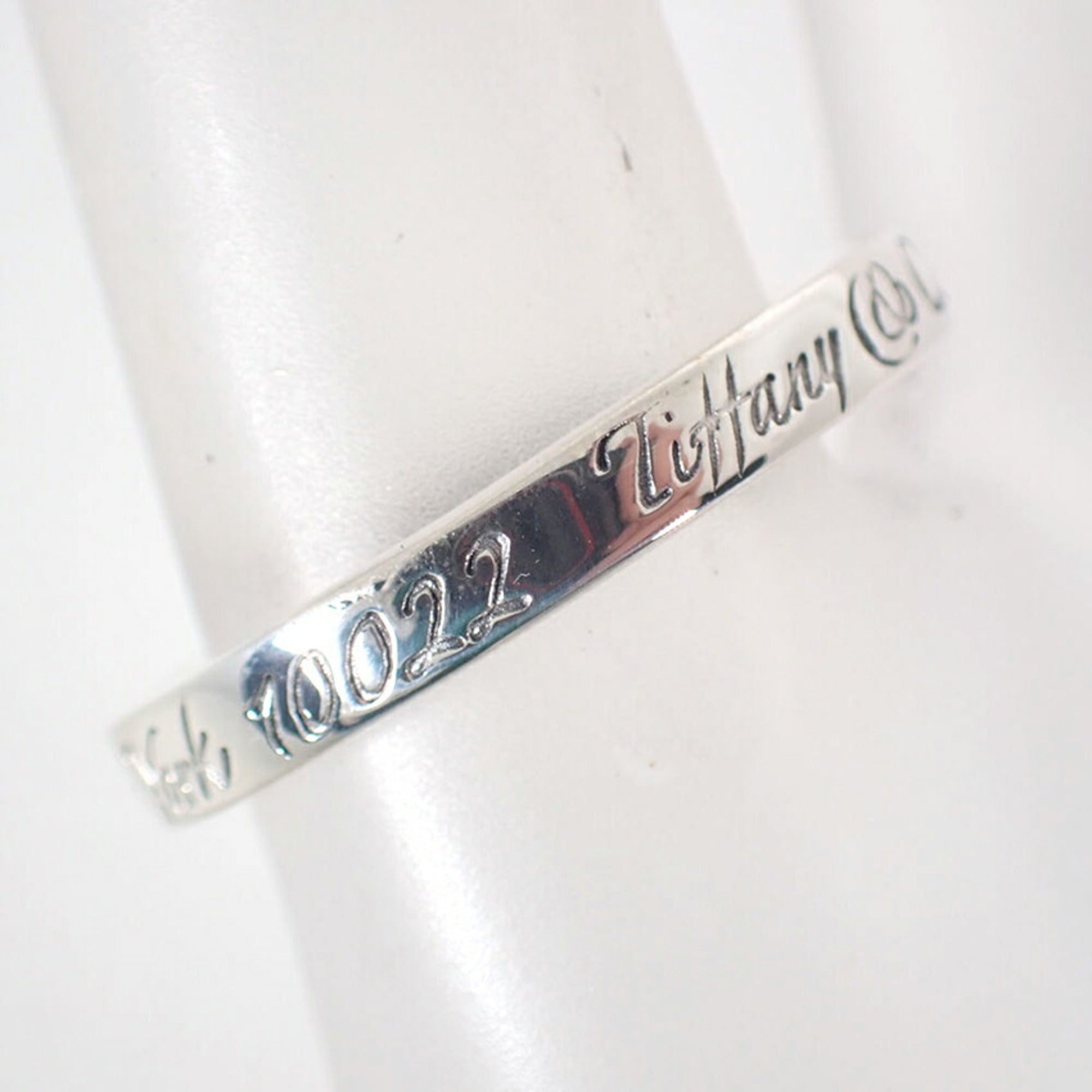 Tiffany Sterling Silver 925 Band Ring (Pre-Owned)