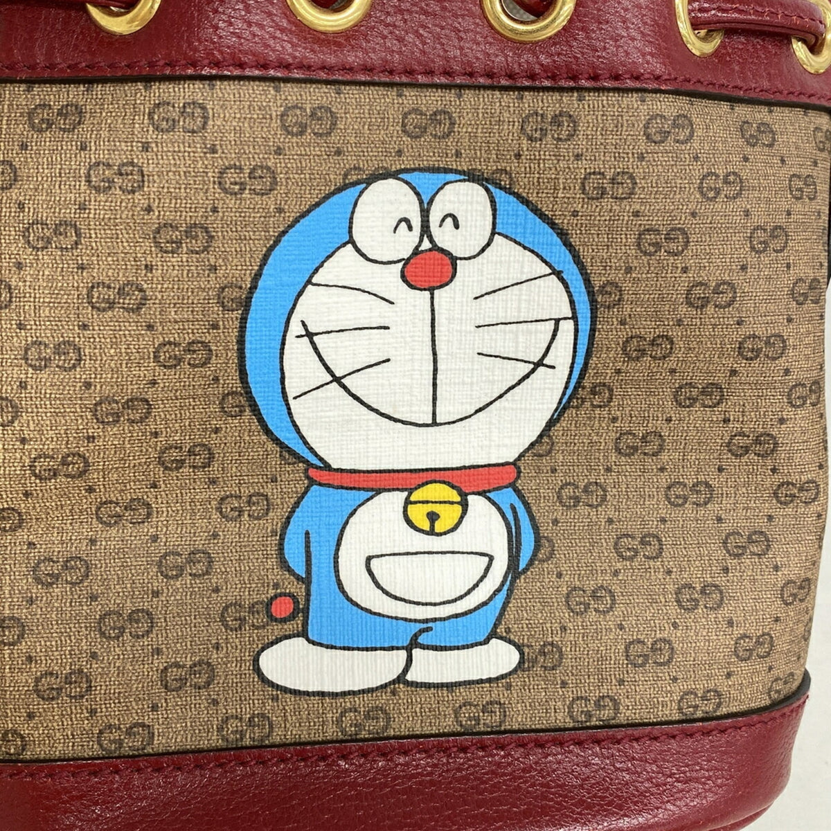 Gucci Bordeaux Brown Pvc Shoulder Bag (Pre-Owned)
