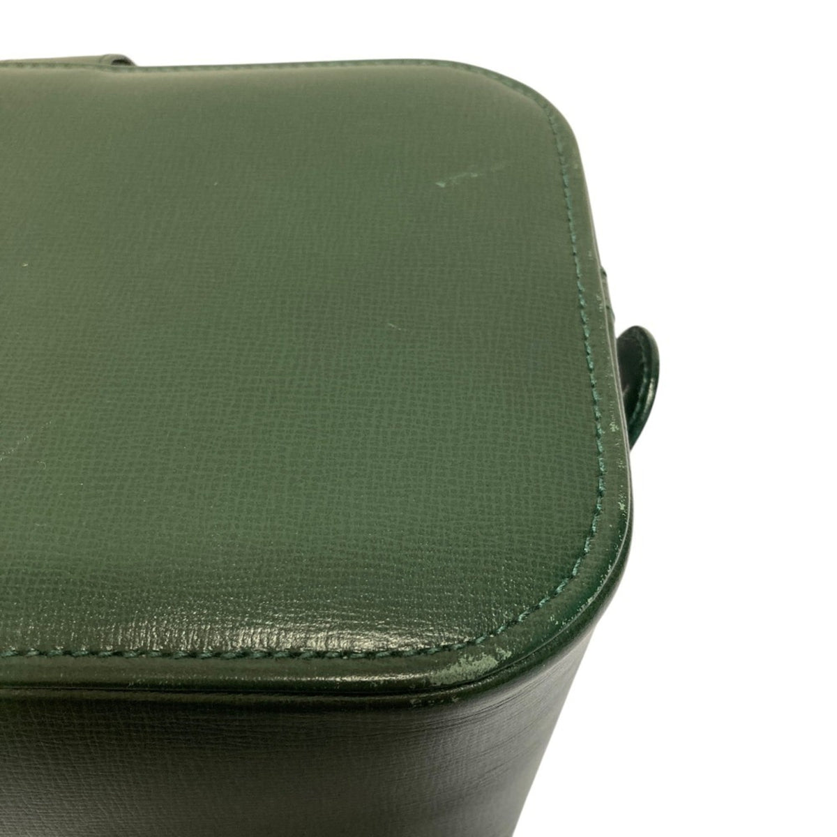 Valextra Green Leather Handbag (Pre-Owned)