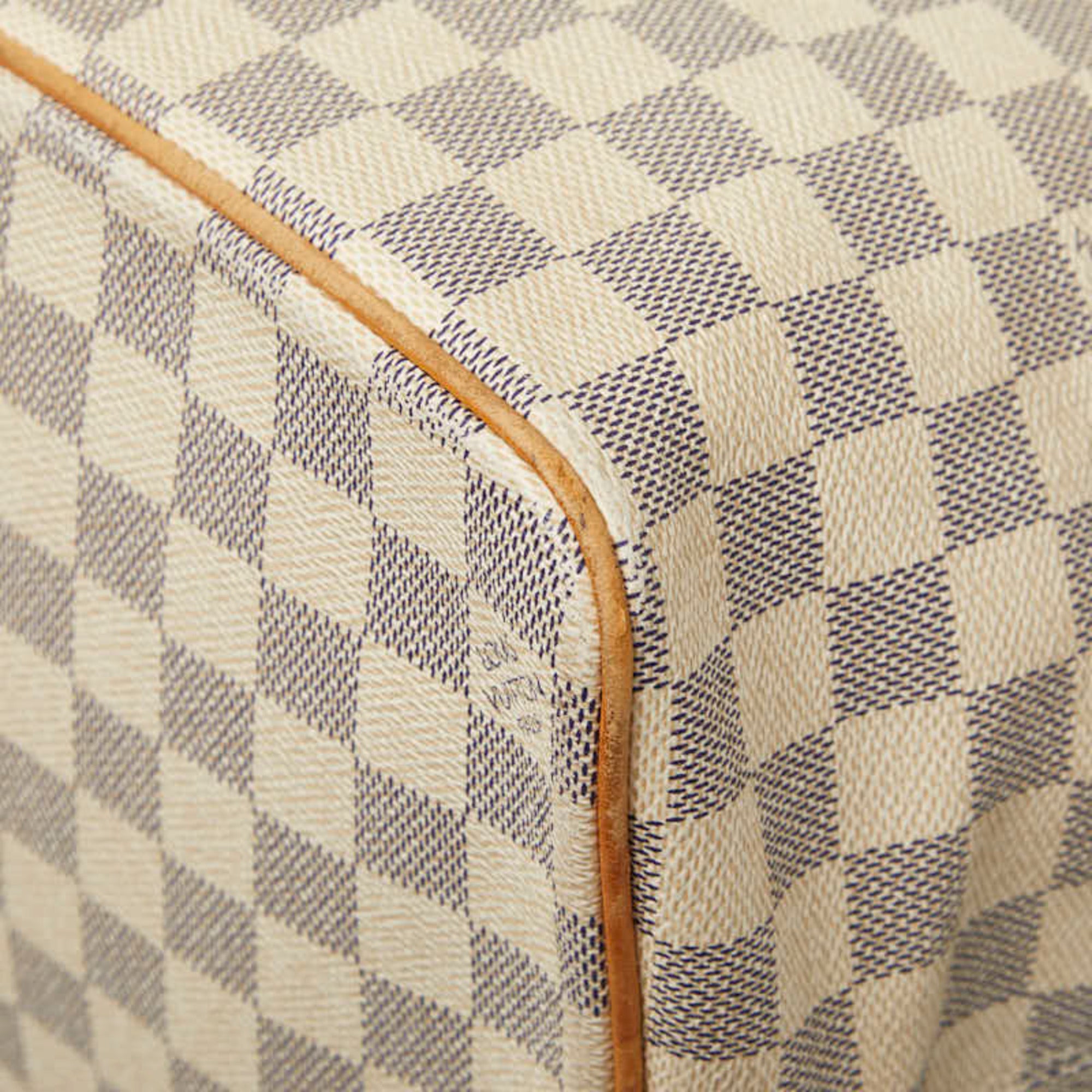 Louis Vuitton White Pvc Leather Tote Bag (Pre-Owned)